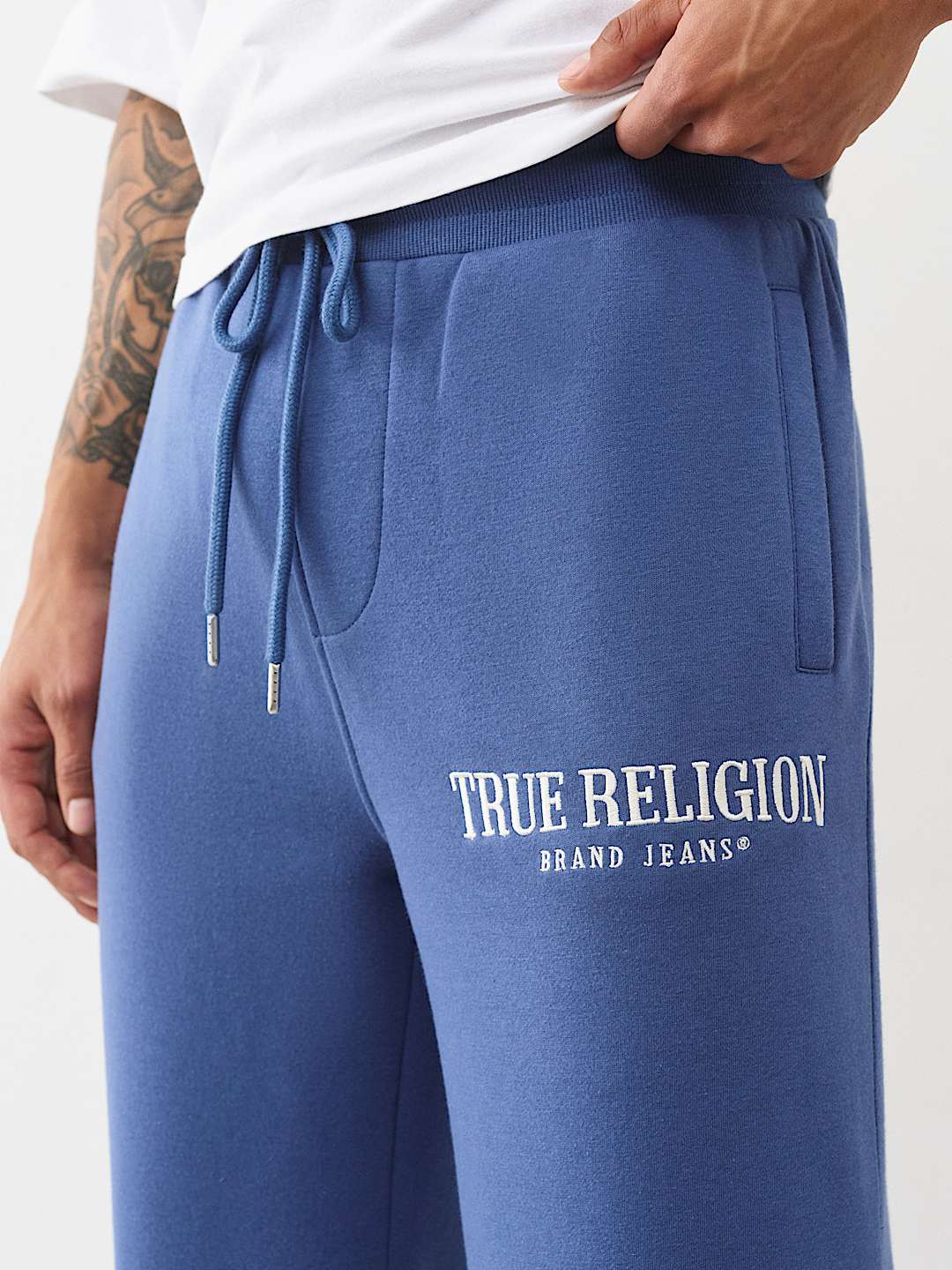 True Religion - ZIP-UP BAGGY SWEATPANT