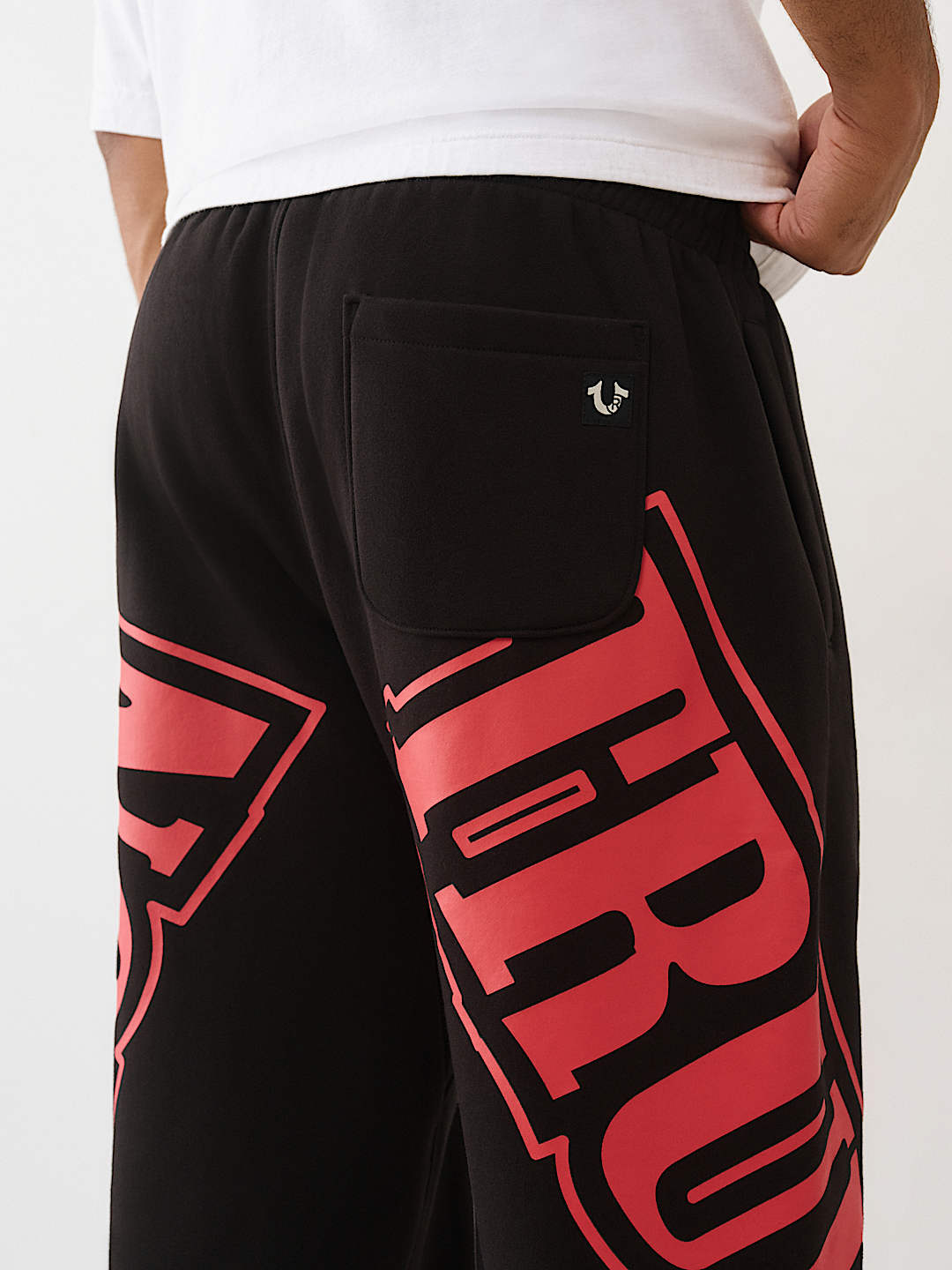 True Religion - Overt Arched Logo Baggy Jogger