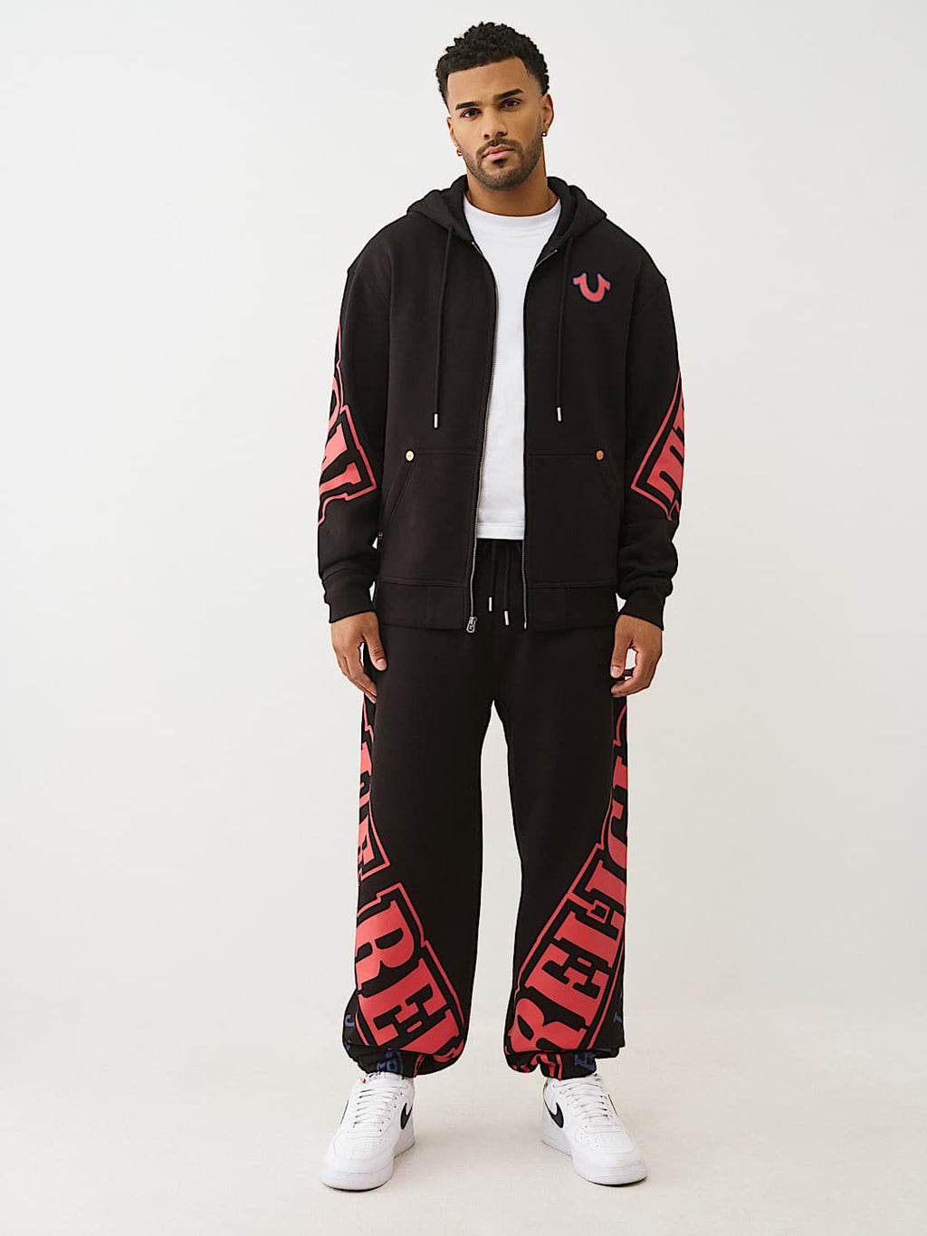 True Religion - Overt Arched Logo Baggy Jogger