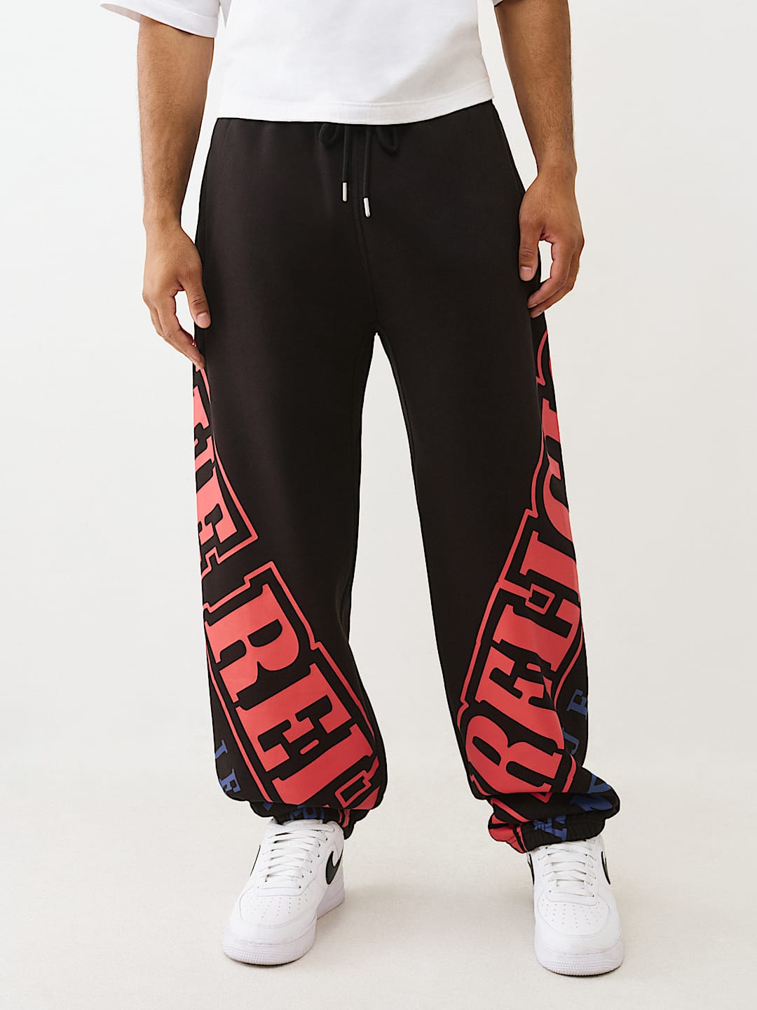 True Religion - Overt Arched Logo Baggy Jogger