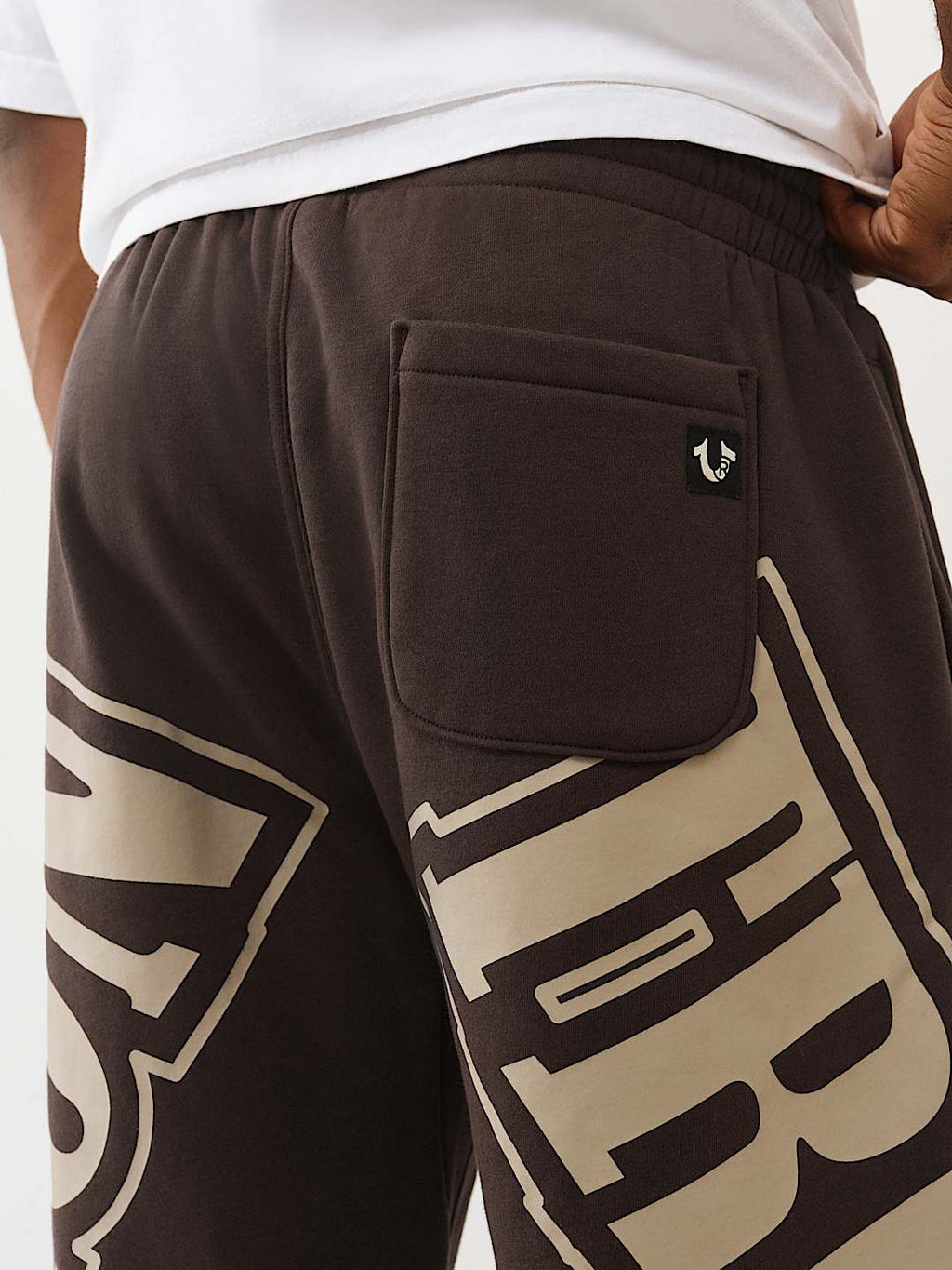 True Religion - Overt Arched Logo Baggy Jogger