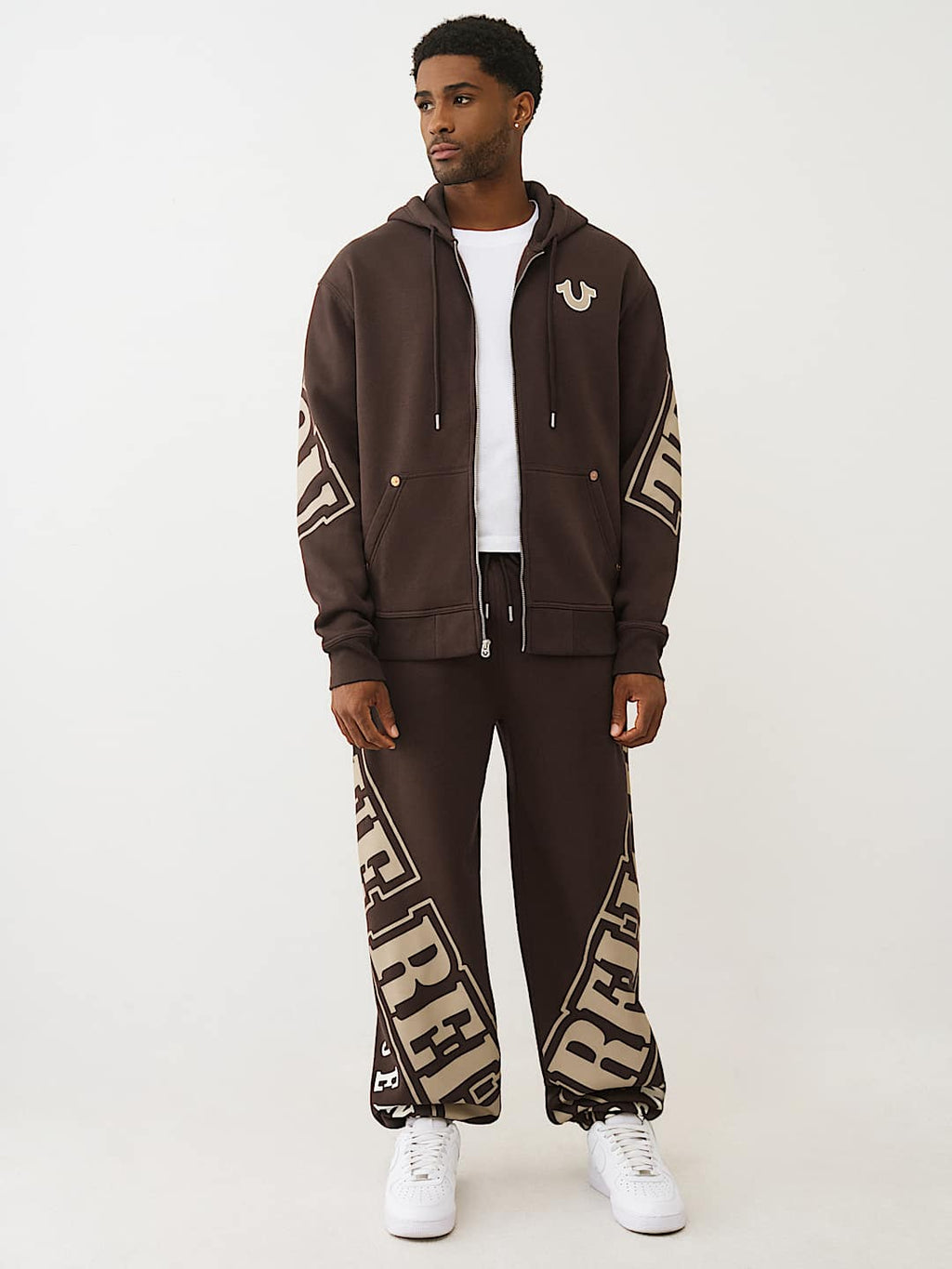 True Religion - Overt Arched Logo Baggy Jogger