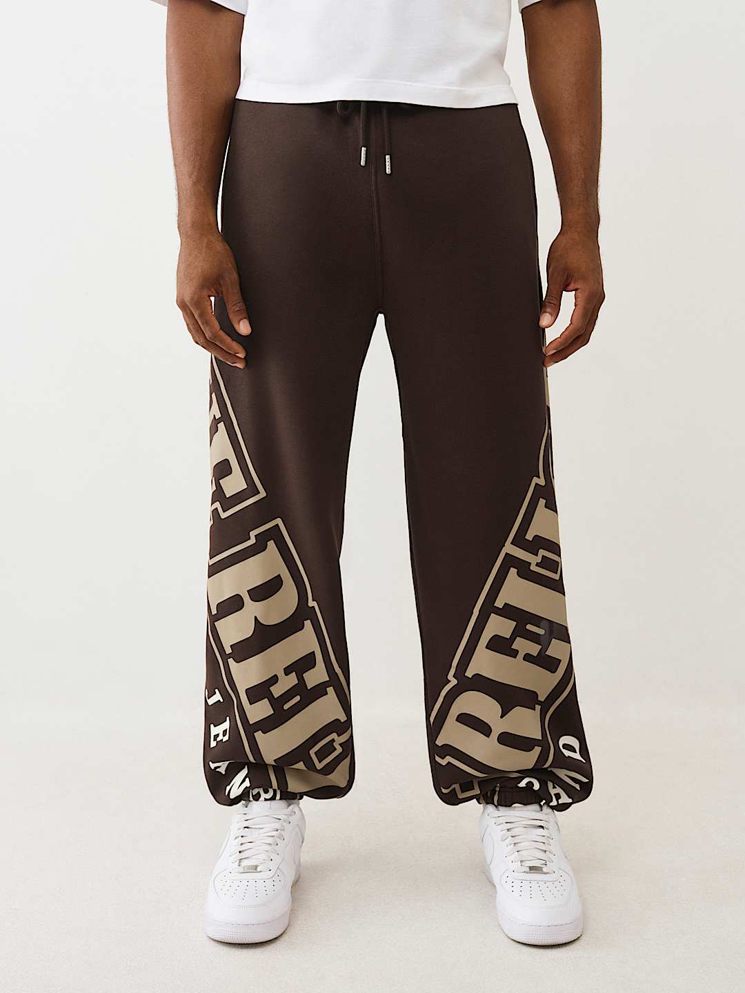 True Religion - Overt Arched Logo Baggy Jogger