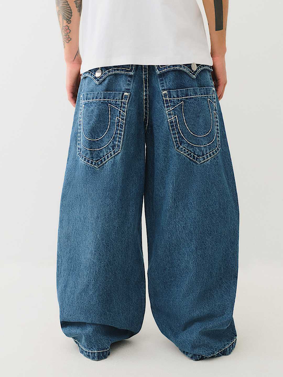 True Religion - Mikey Super T Xl Pocket Baggy Af Jean