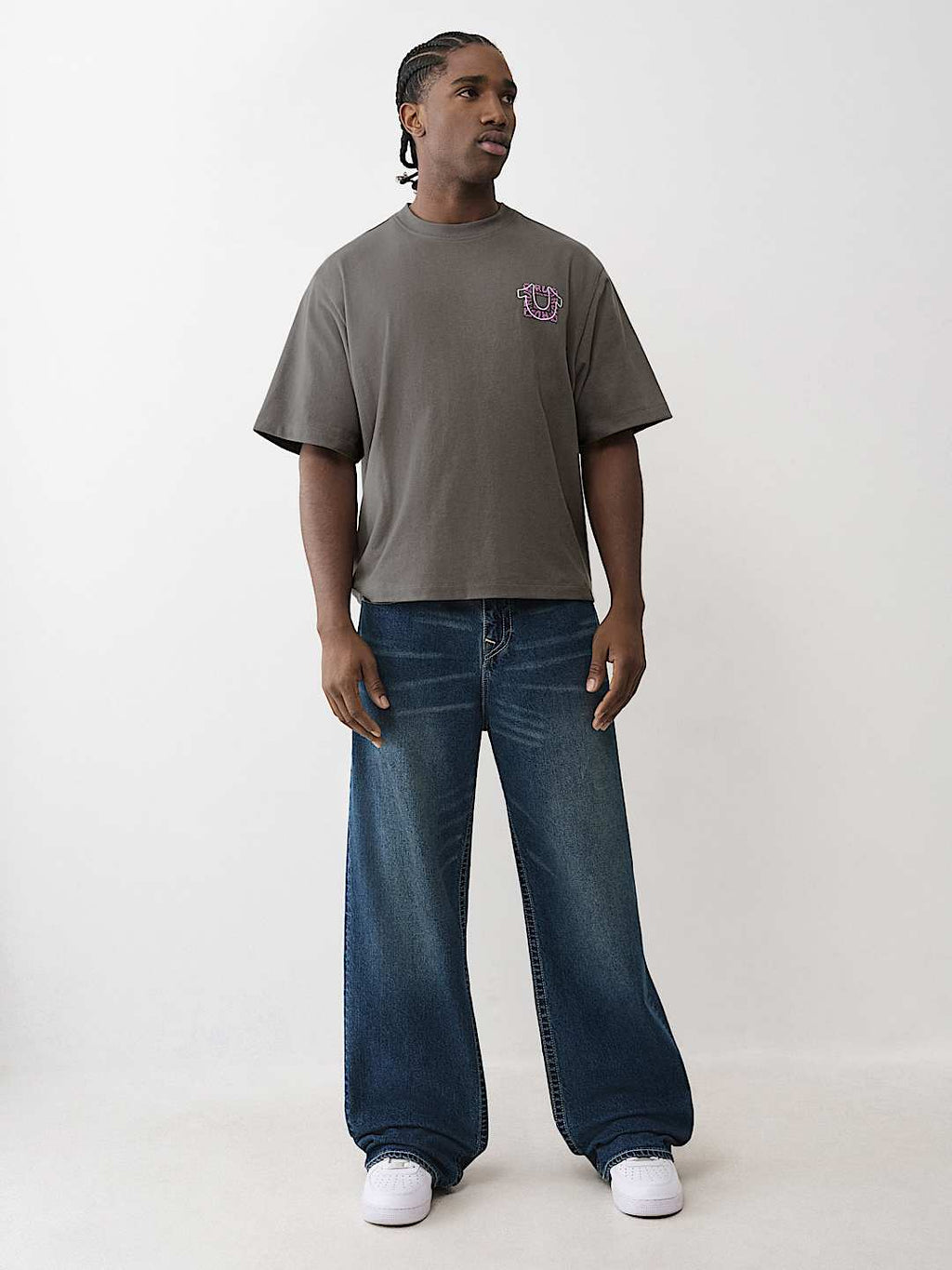 True Religion - Thumbs Up Heavyweight Boxy Tee