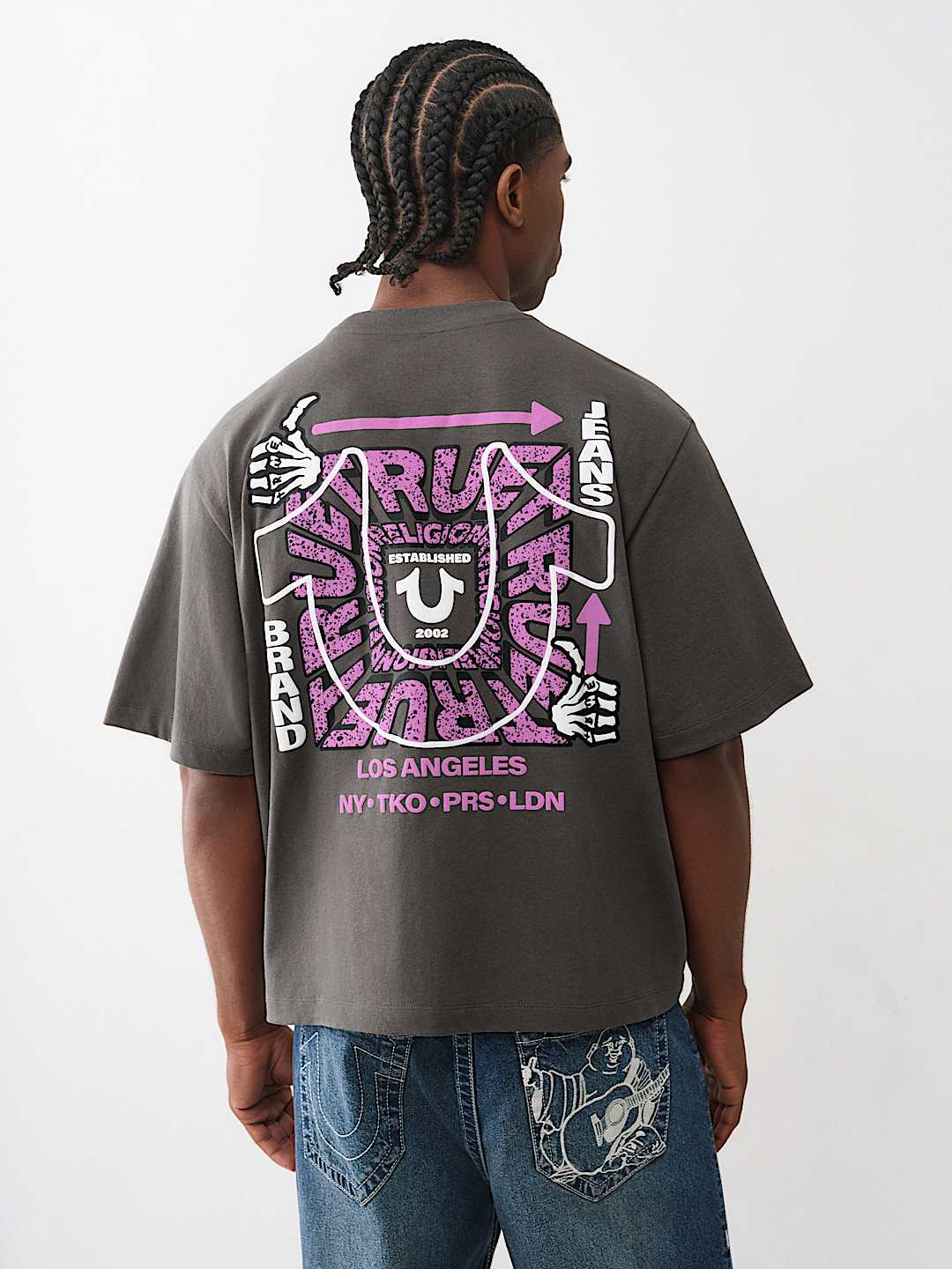 True Religion - Thumbs Up Heavyweight Boxy Tee