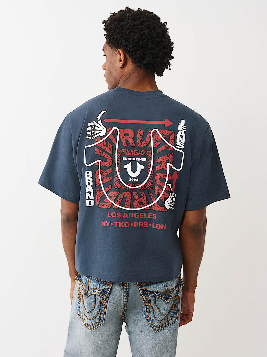 True Religion - Thumbs Up Heavyweight Boxy Tee