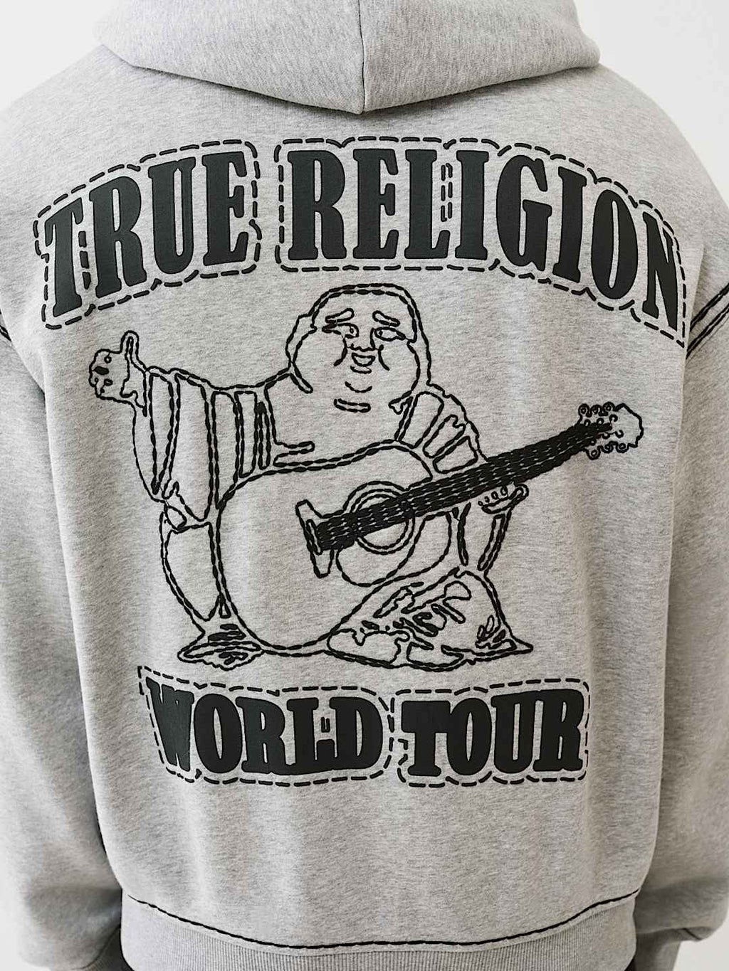 True Religion - Super Qt Boxy Zip Hoodie