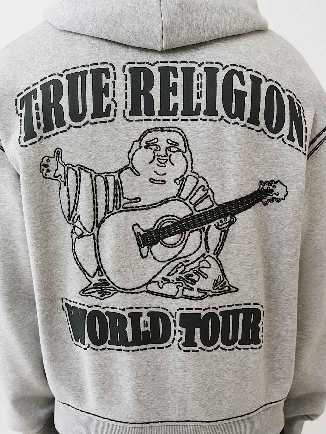 True Religion - Super Qt Boxy Zip Hoodie