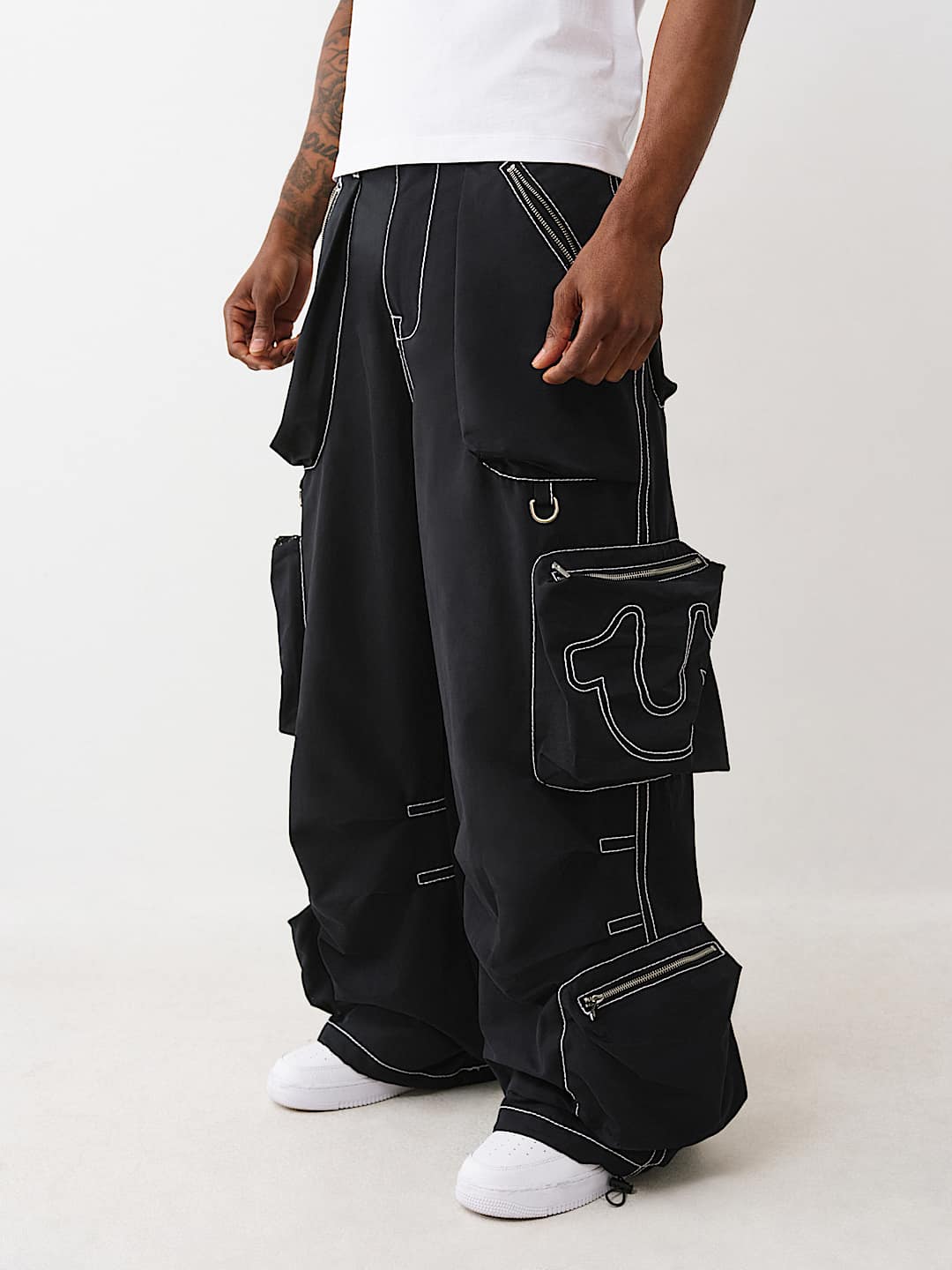 True Religion - Mikey Big T Nylon Cargo Pant