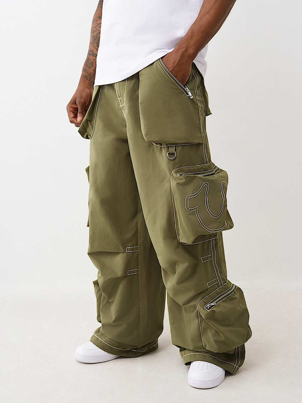 True Religion - Mikey Big T Nylon Cargo Pant