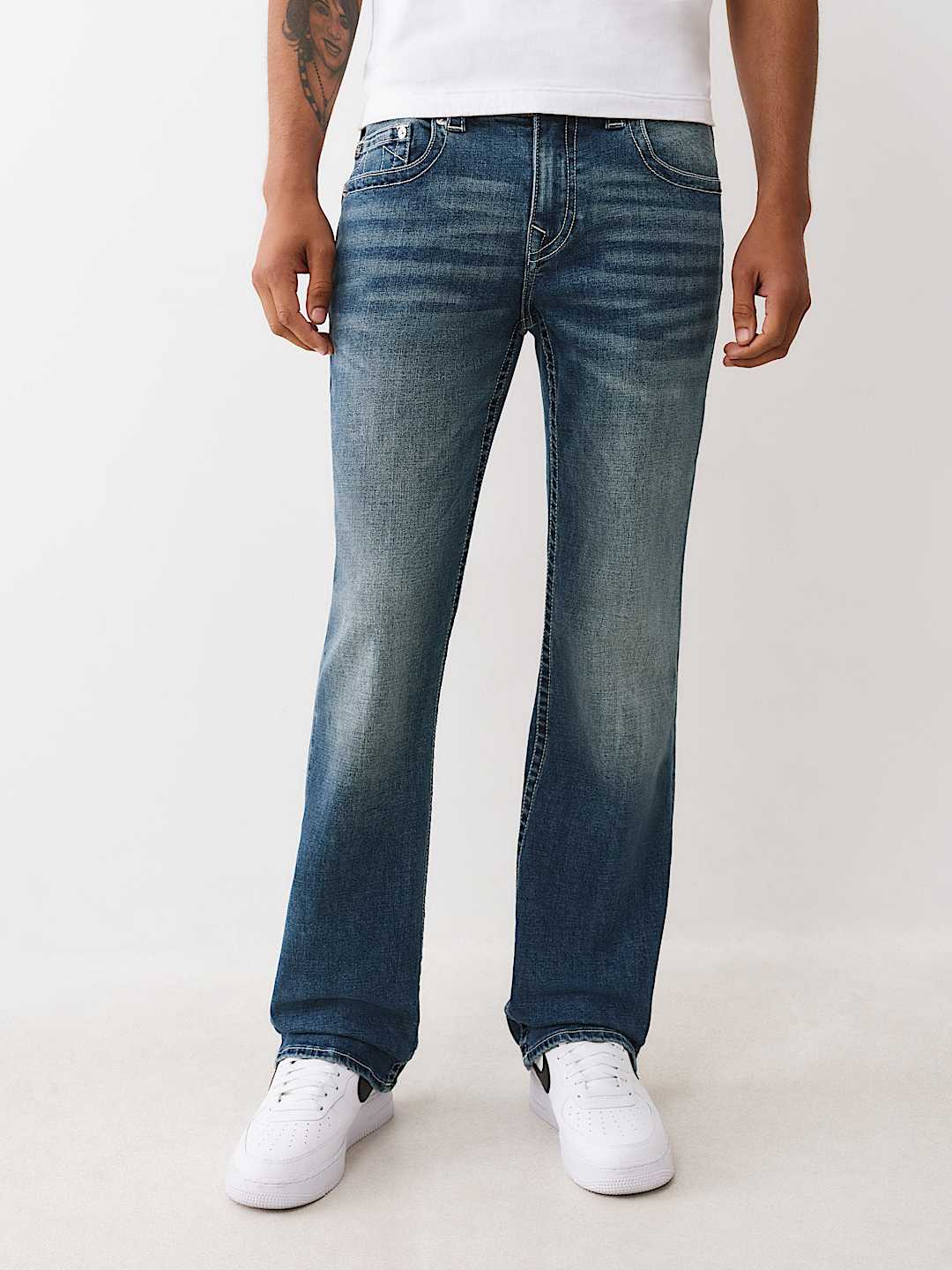 True Religion - BILLY BANDANA HORSESHOE BOOTCUT JEAN