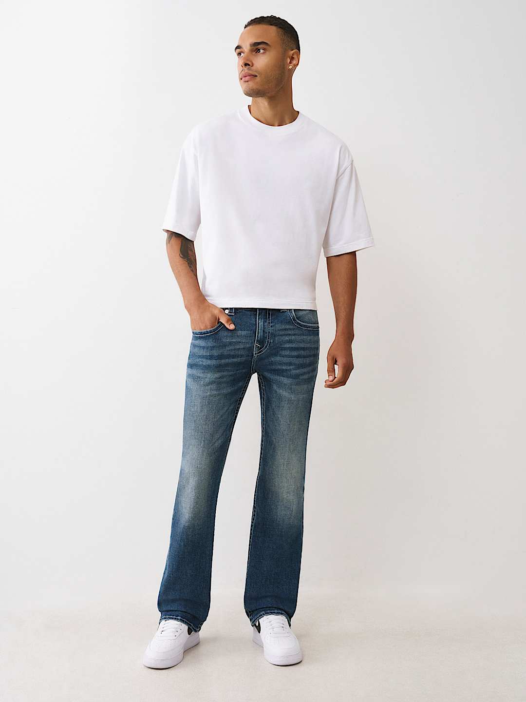 True Religion - BILLY BANDANA HORSESHOE BOOTCUT JEAN