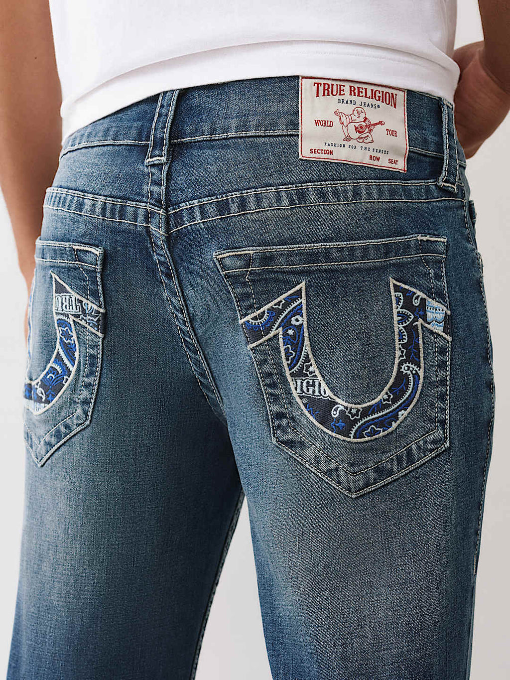True Religion - BILLY BANDANA HORSESHOE BOOTCUT JEAN