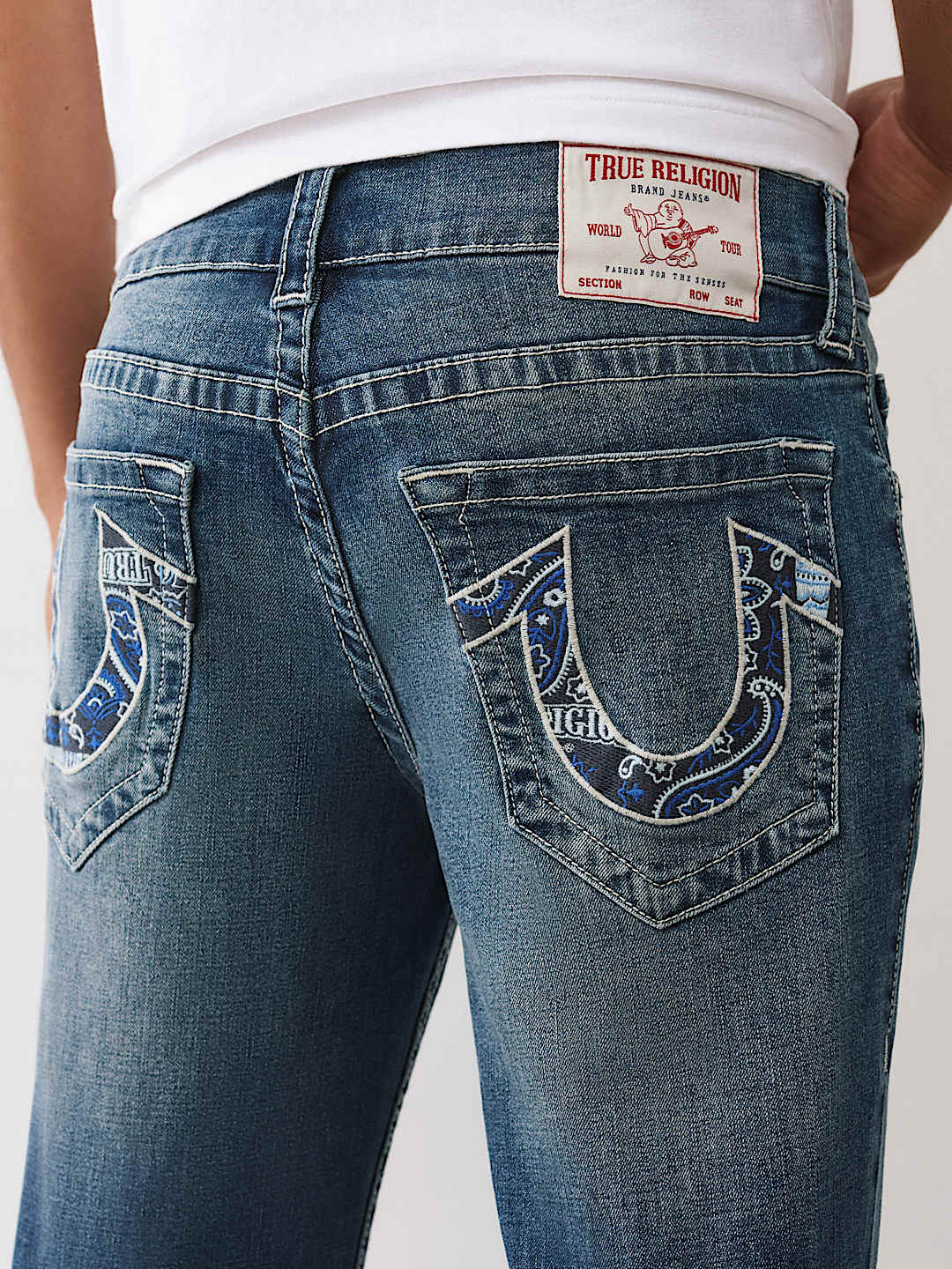 TRUE RELIGION - BILLY BANDANA HORSESHOE BOOTCUT JEAN IMMEDIATE