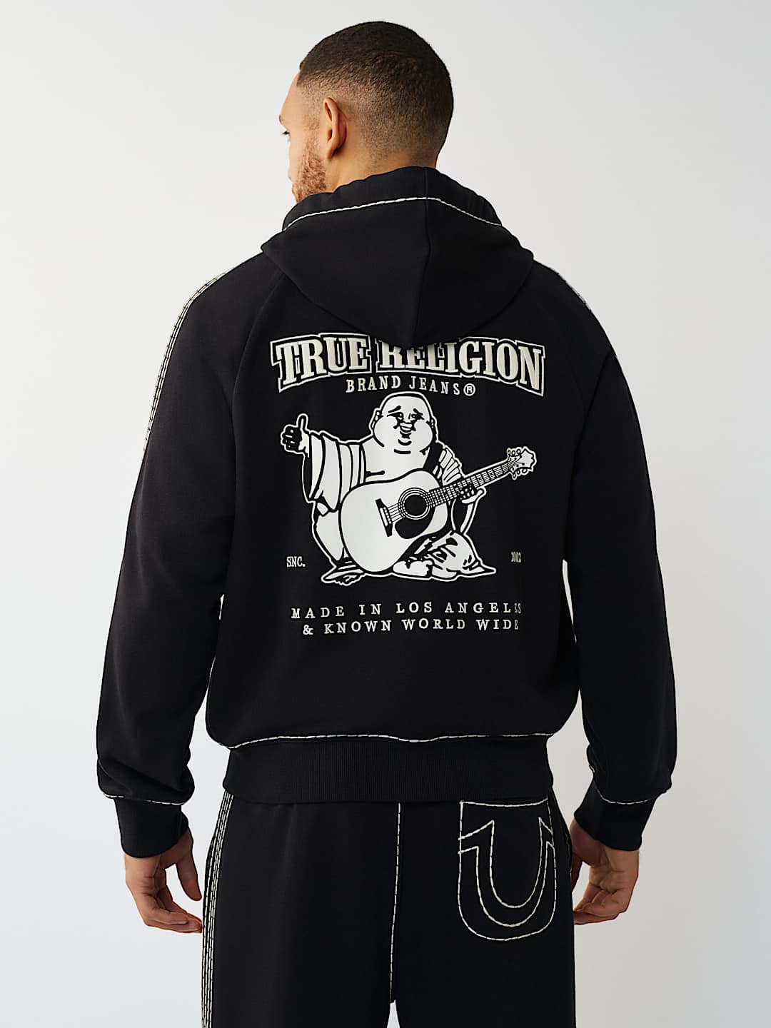 True Religion - Super T Boxy Zip Hoodie