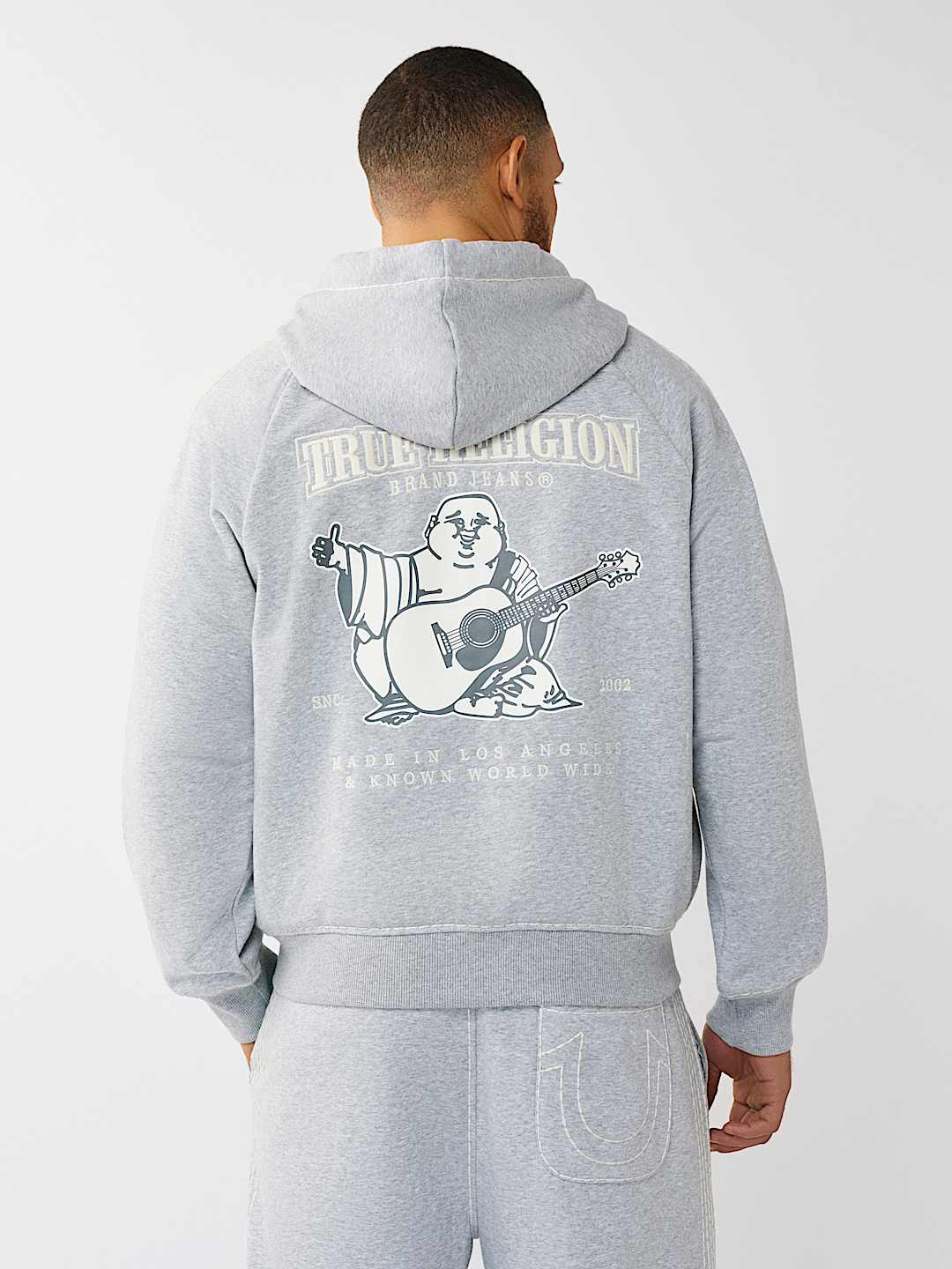 True Religion - Super T Boxy Zip Hoodie