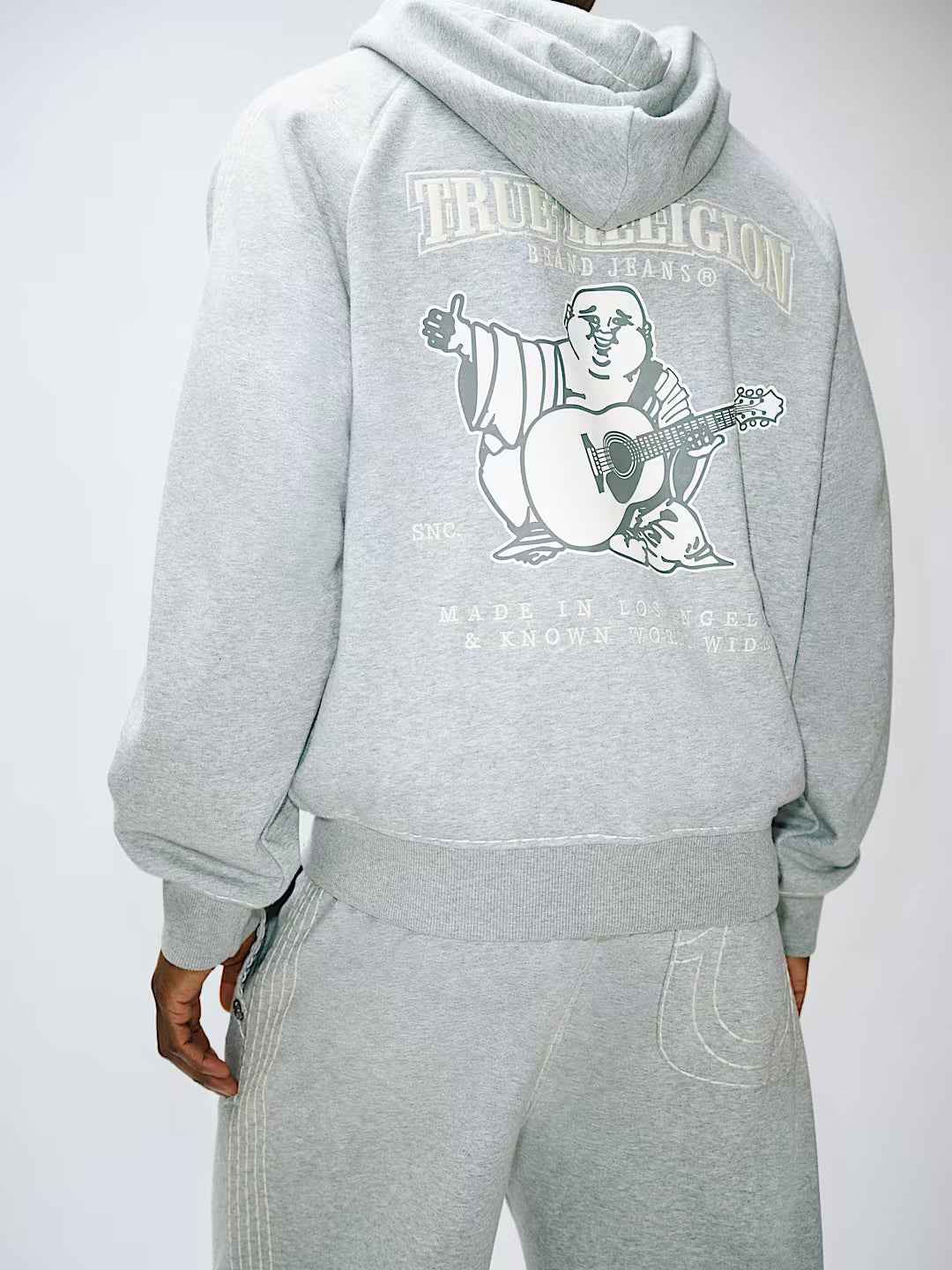 True Religion - Super T Boxy Zip Hoodie IMMEDIATE