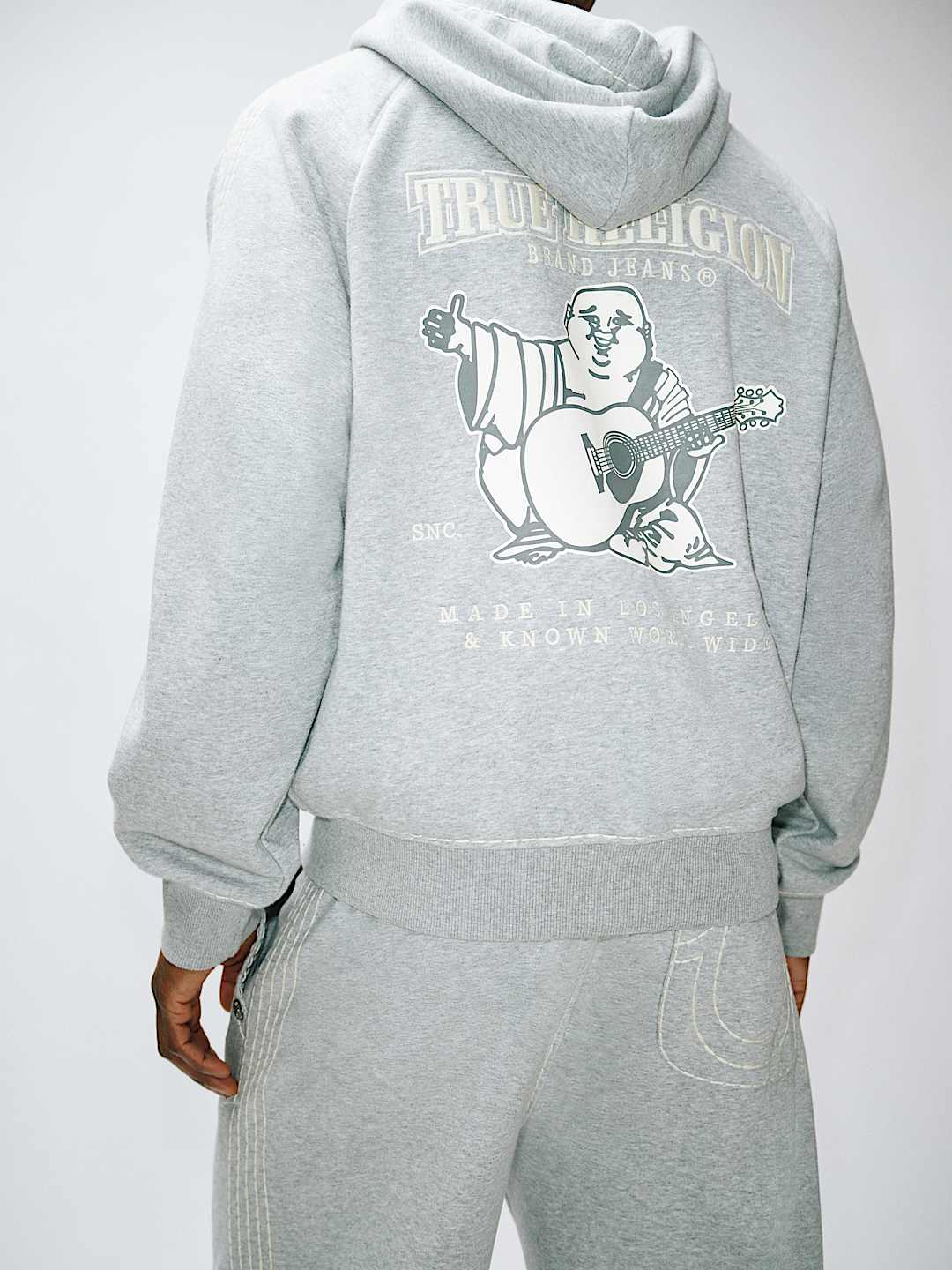 True Religion - Super T Boxy Zip Hoodie