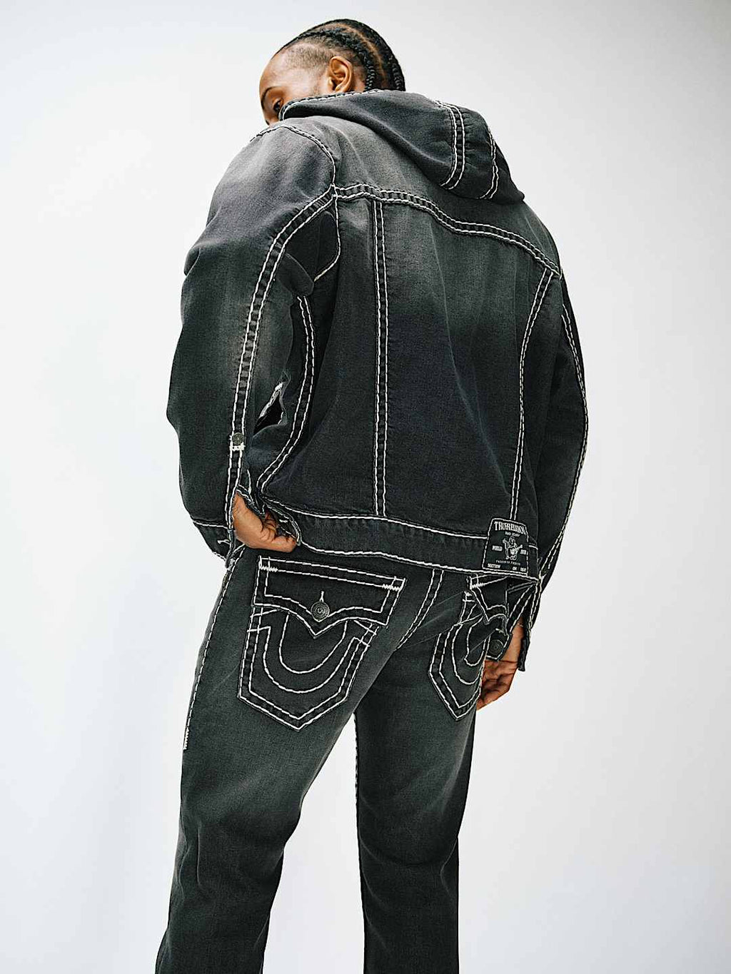 True Religion - Rocco Super T Flap Skinny Jean 32"