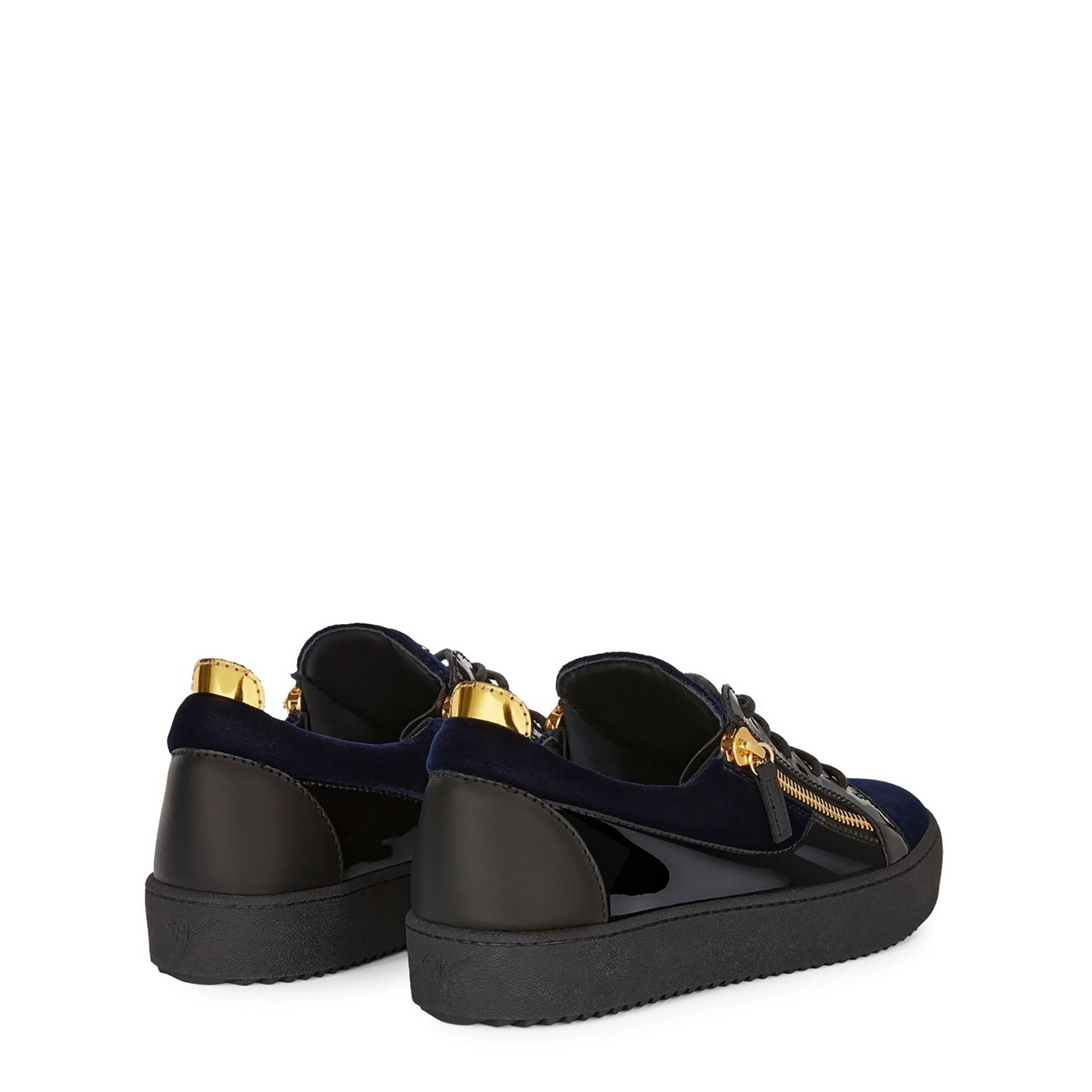 Giuseppe Zanotti - May Velvet Panel Low Top Trainers