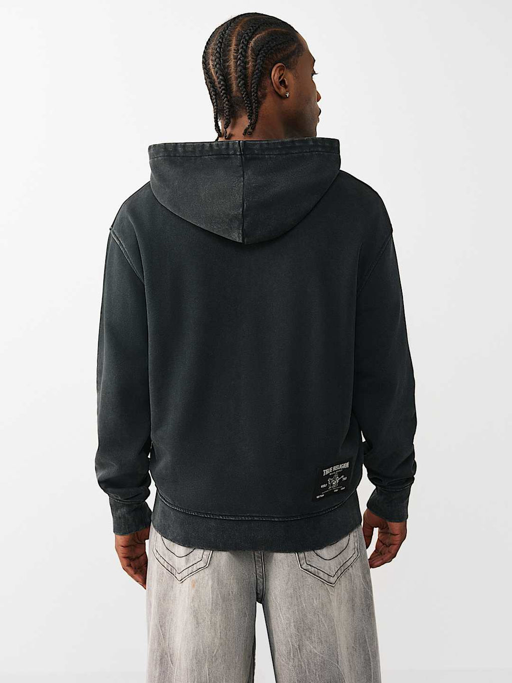 True Religion - Studded Logo Zip Hoodie
