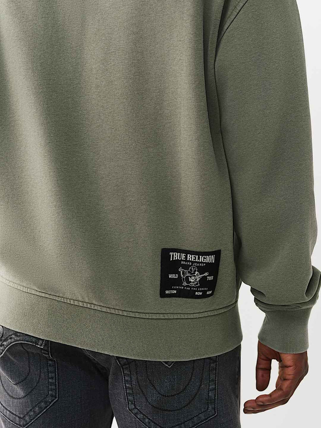 True Religion - Studded Logo Zip Hoodie