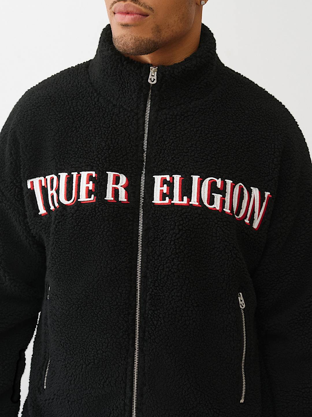 True Religion - SHERPA LOGO JACKET