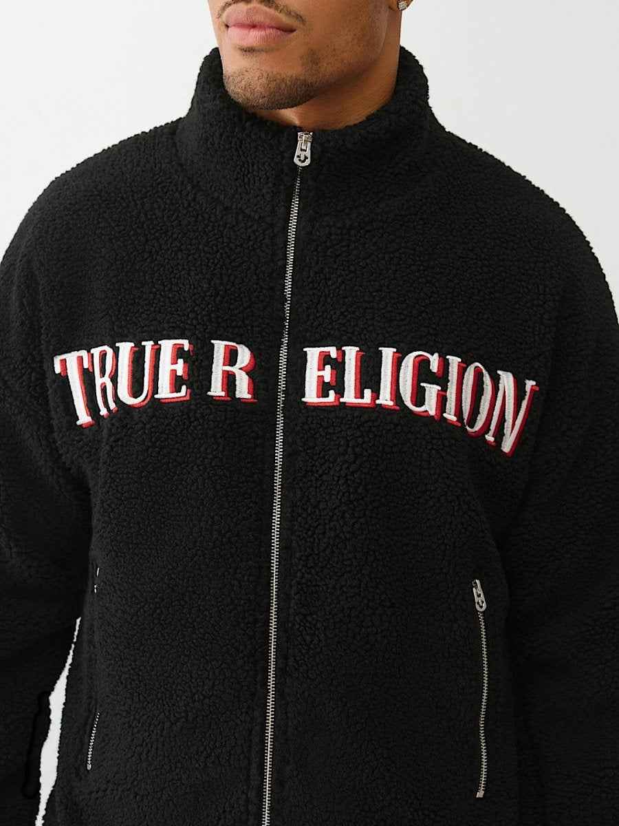 TRUE RELIGION - SHERPA LOGO JACKET IMMEDIATE