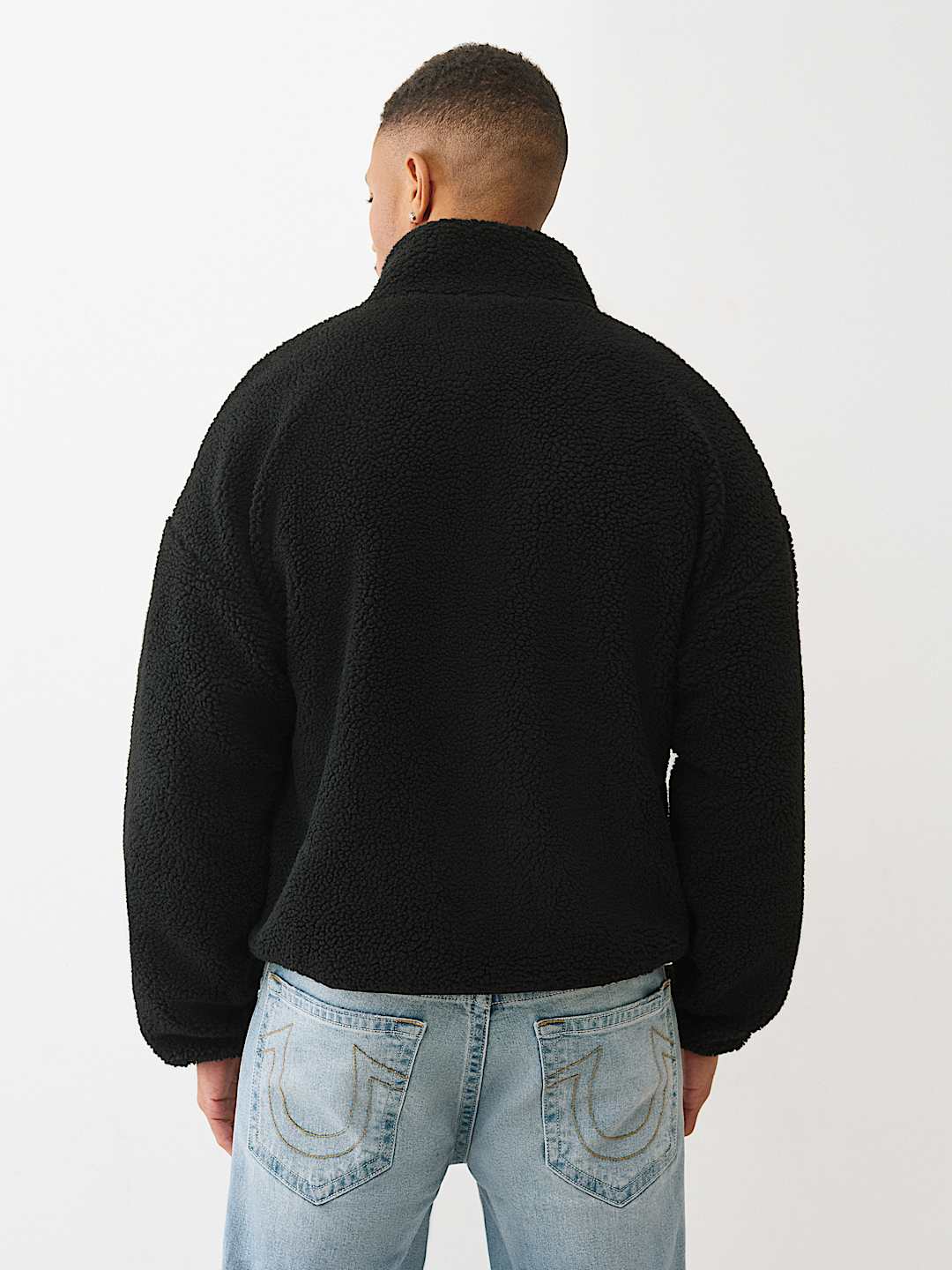 True Religion - SHERPA LOGO JACKET - Brandatak Store