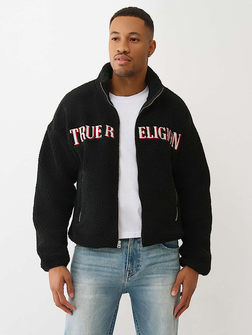 True Religion - SHERPA LOGO JACKET