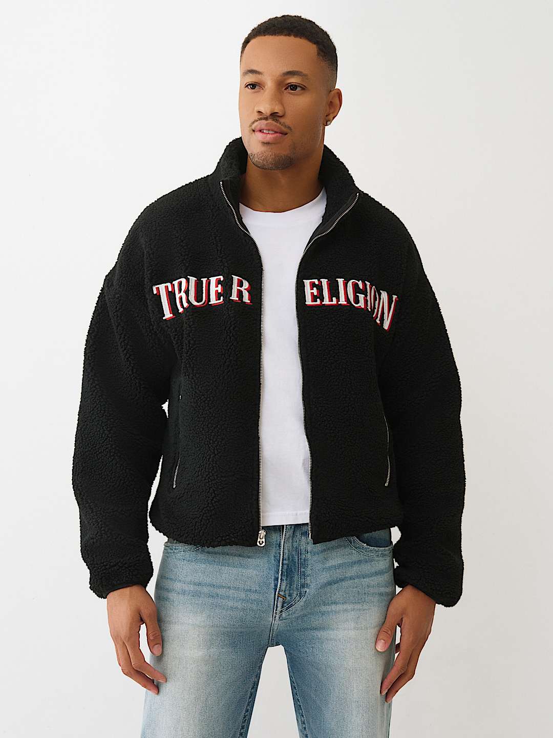 True Religion - SHERPA LOGO JACKET
