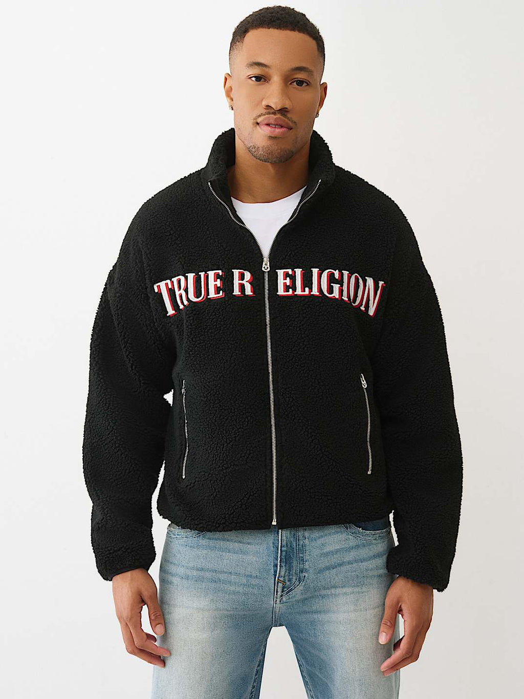 True Religion - SHERPA LOGO JACKET