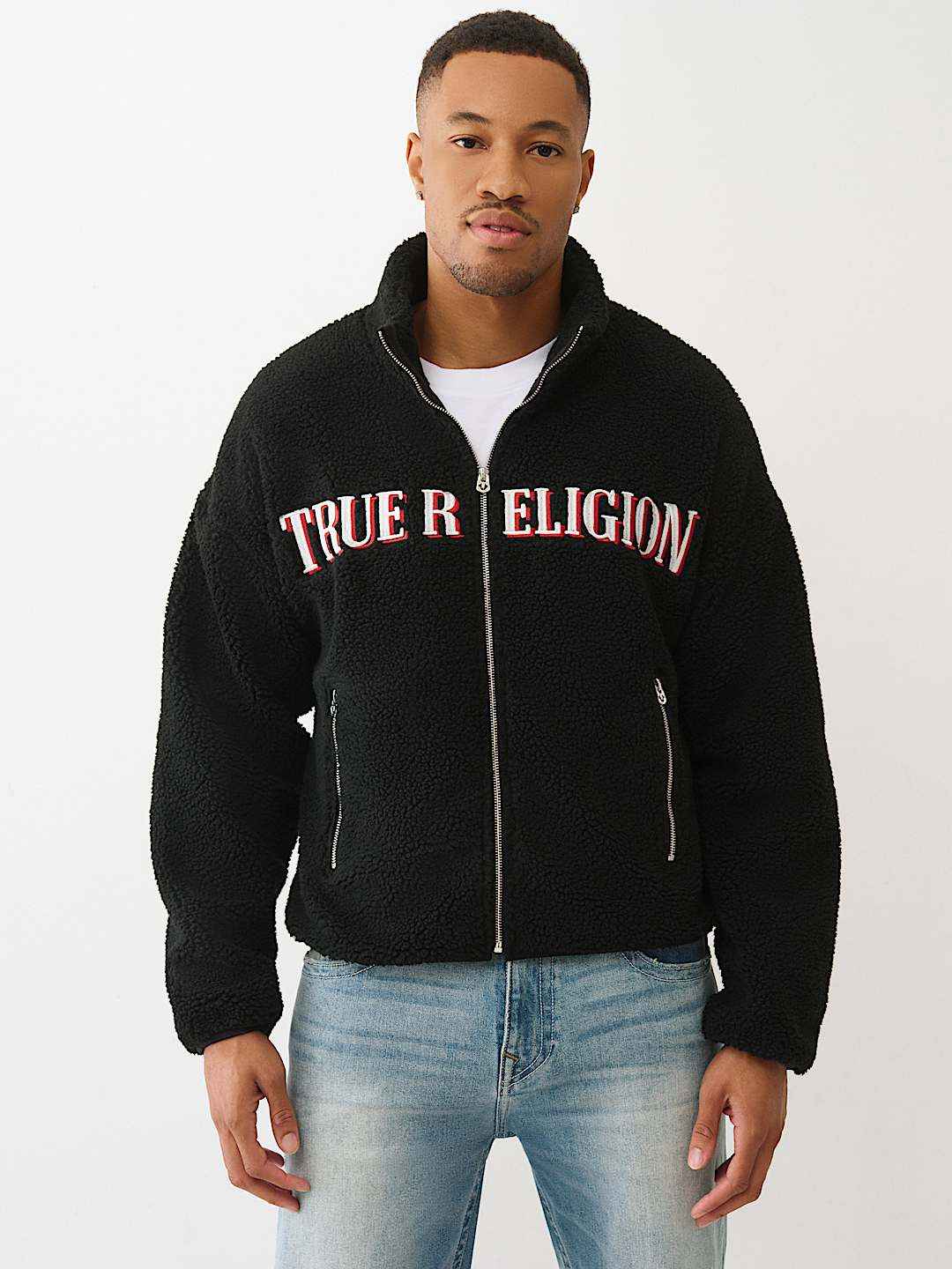 TRUE RELIGION - SHERPA LOGO JACKET IMMEDIATE