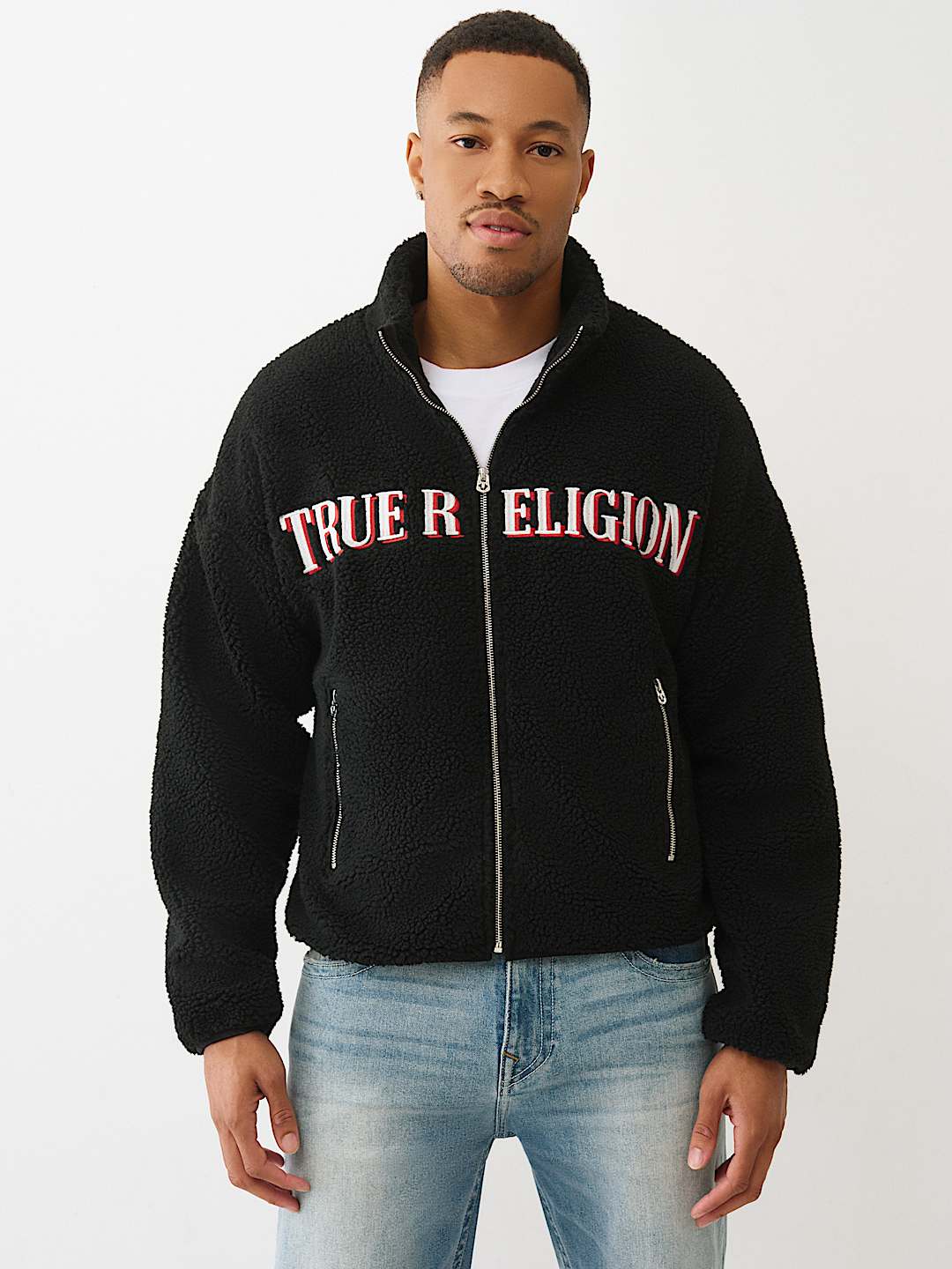 True Religion - SHERPA LOGO JACKET