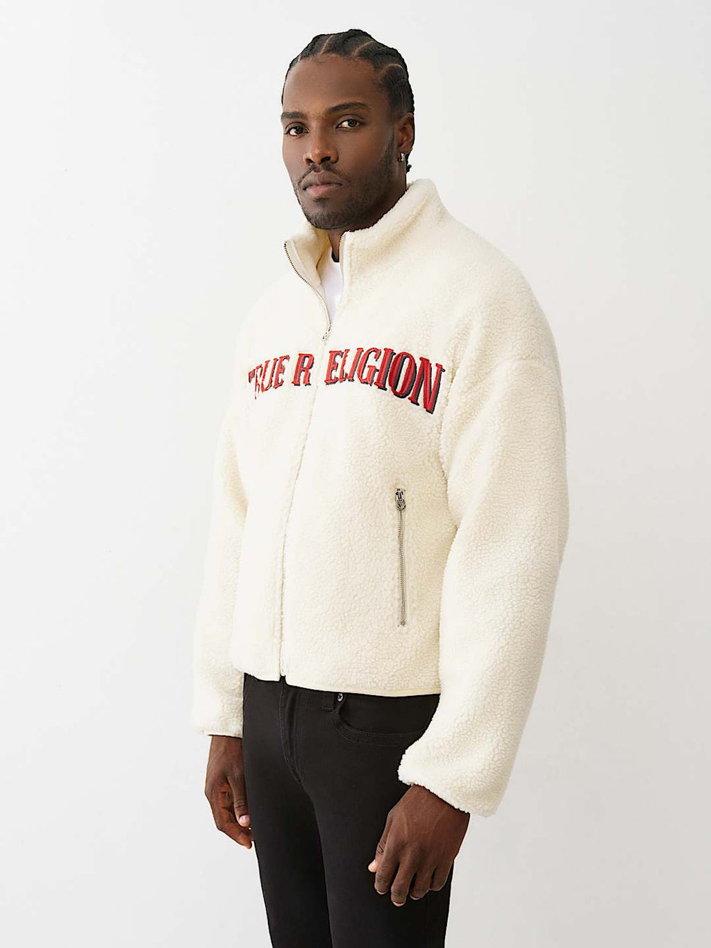 True Religion - SHERPA LOGO JACKET