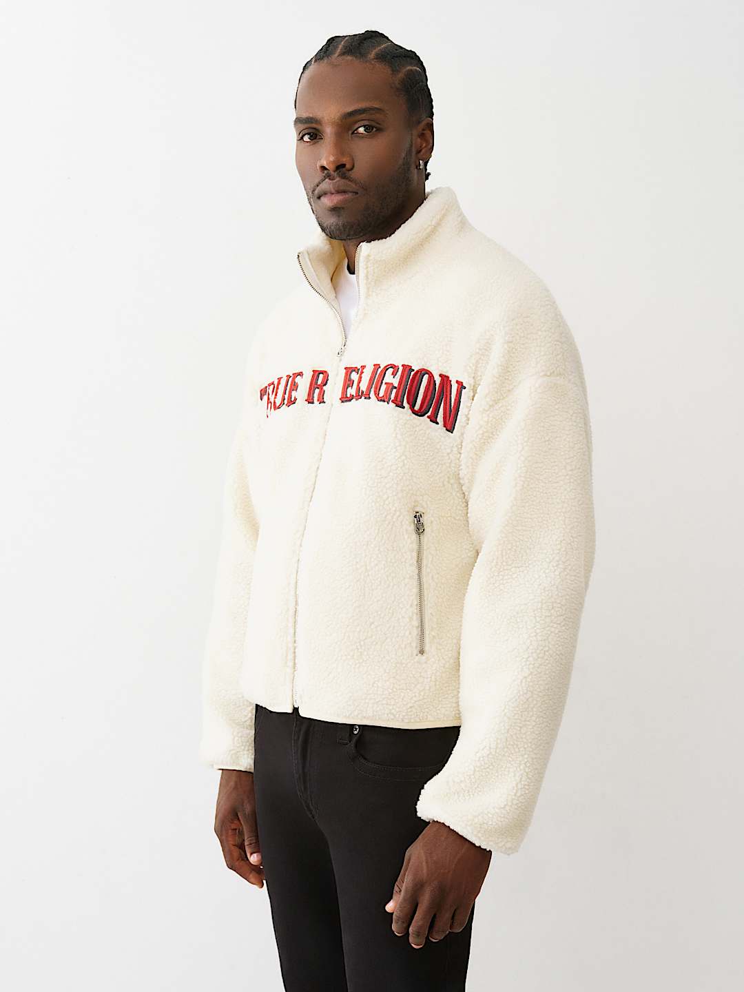 True Religion - SHERPA LOGO JACKET