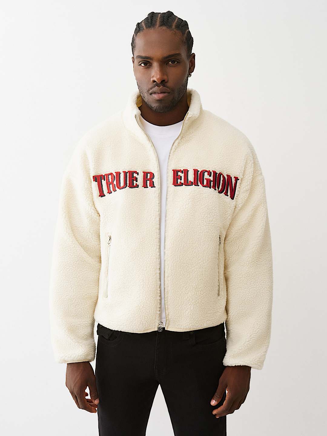True Religion - SHERPA LOGO JACKET