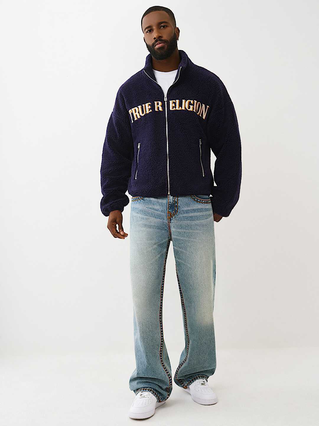 True Religion - SHERPA LOGO JACKET