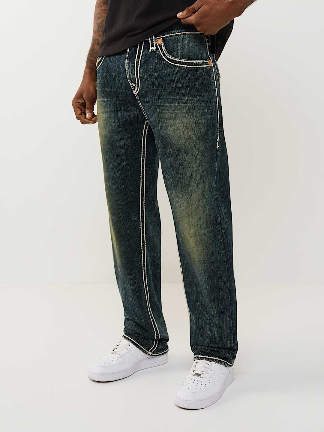 True Religion - Bobby Rope Stitch Baggy Jean 32"