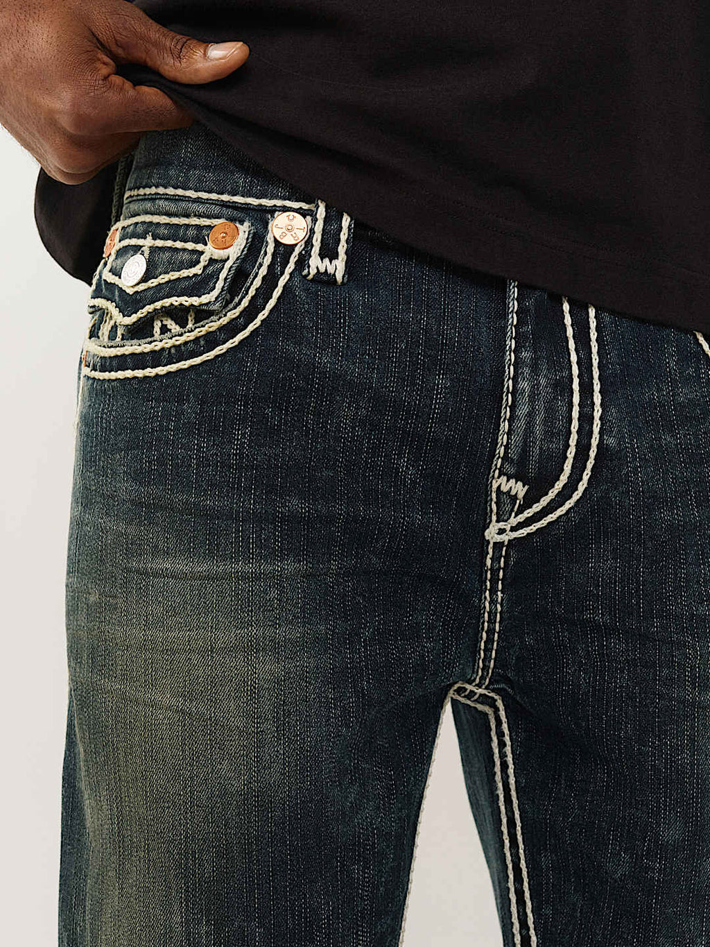 True Religion - Bobby Rope Stitch Baggy Jean 32"