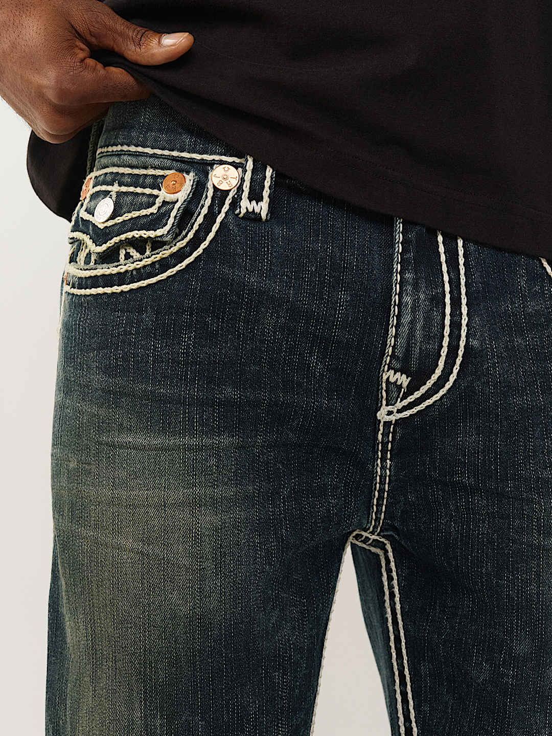 True Religion - Bobby Rope Stitch Baggy Jean 32"