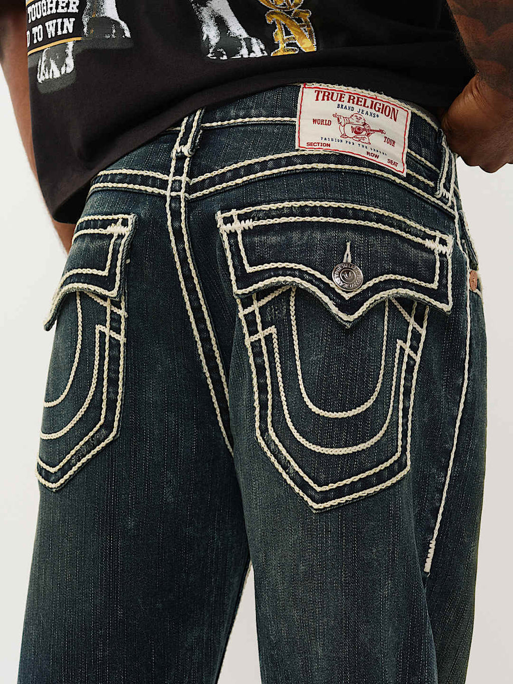 True Religion - Bobby Rope Stitch Baggy Jean 32"