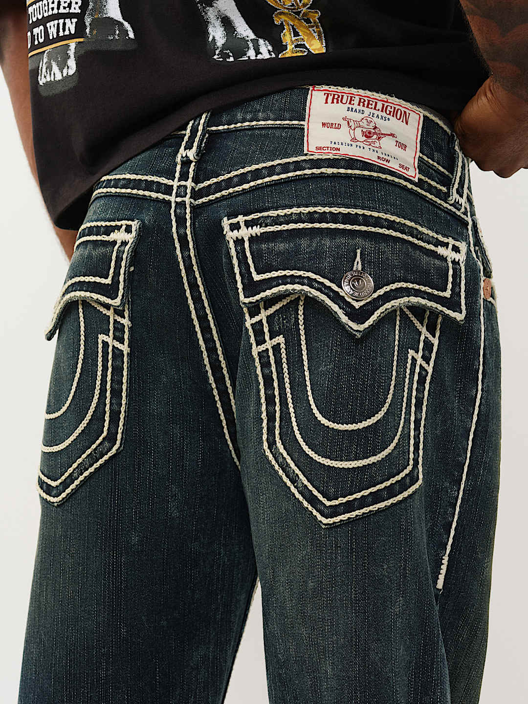 True Religion - Bobby Rope Stitch Baggy Jean 32"