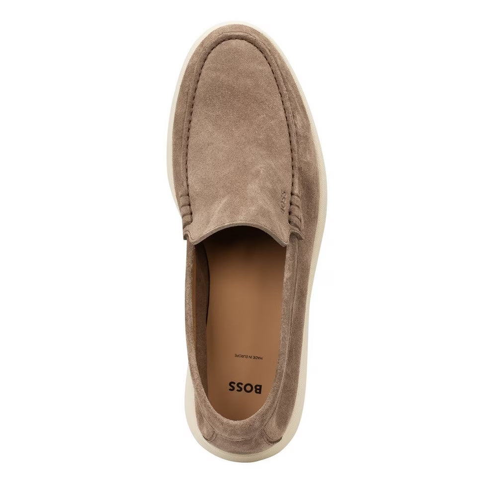 BOSS - Loafers with Iconic Logo Detail (Sienne)