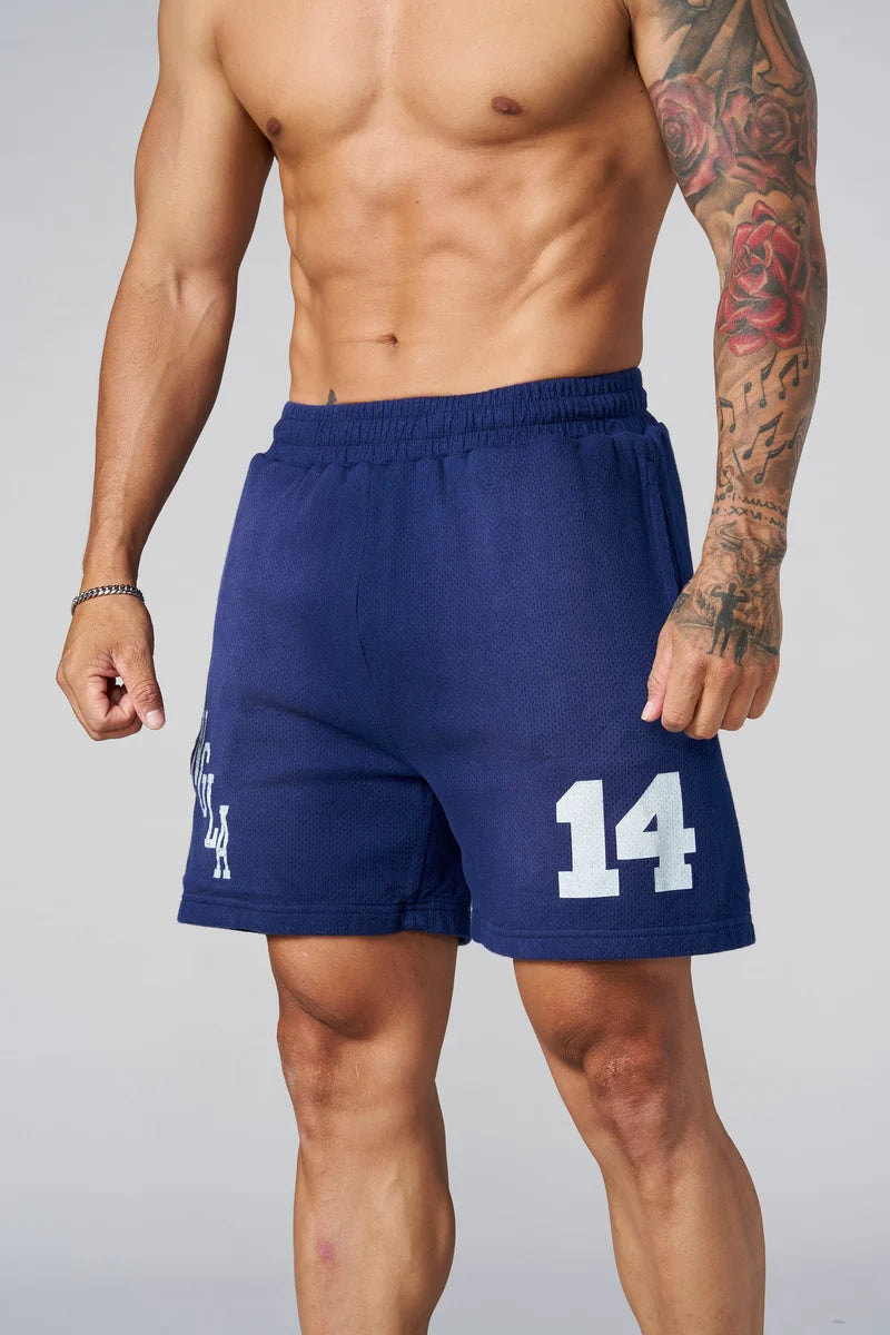 YOUNGLA - 1123 - Golden Era Cotton Mesh Shorts