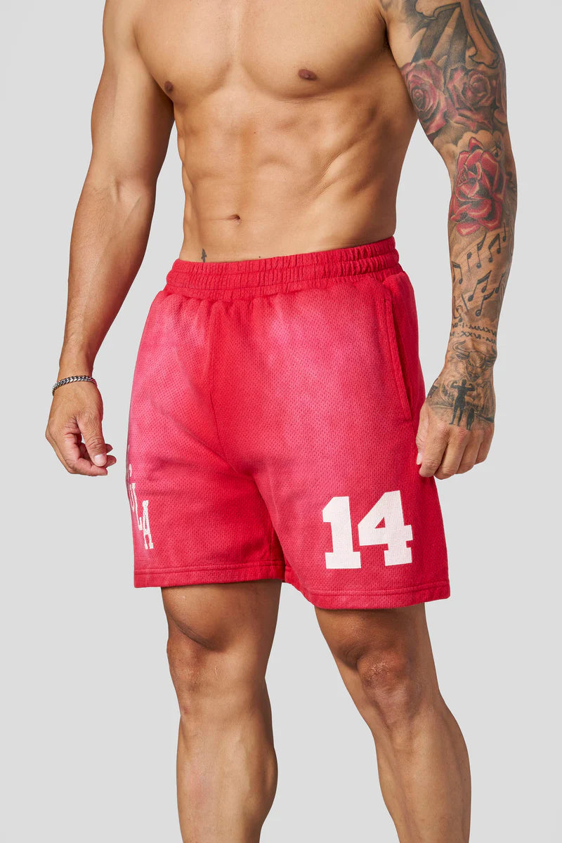 YOUNGLA - 1123 - Golden Era Cotton Mesh Shorts