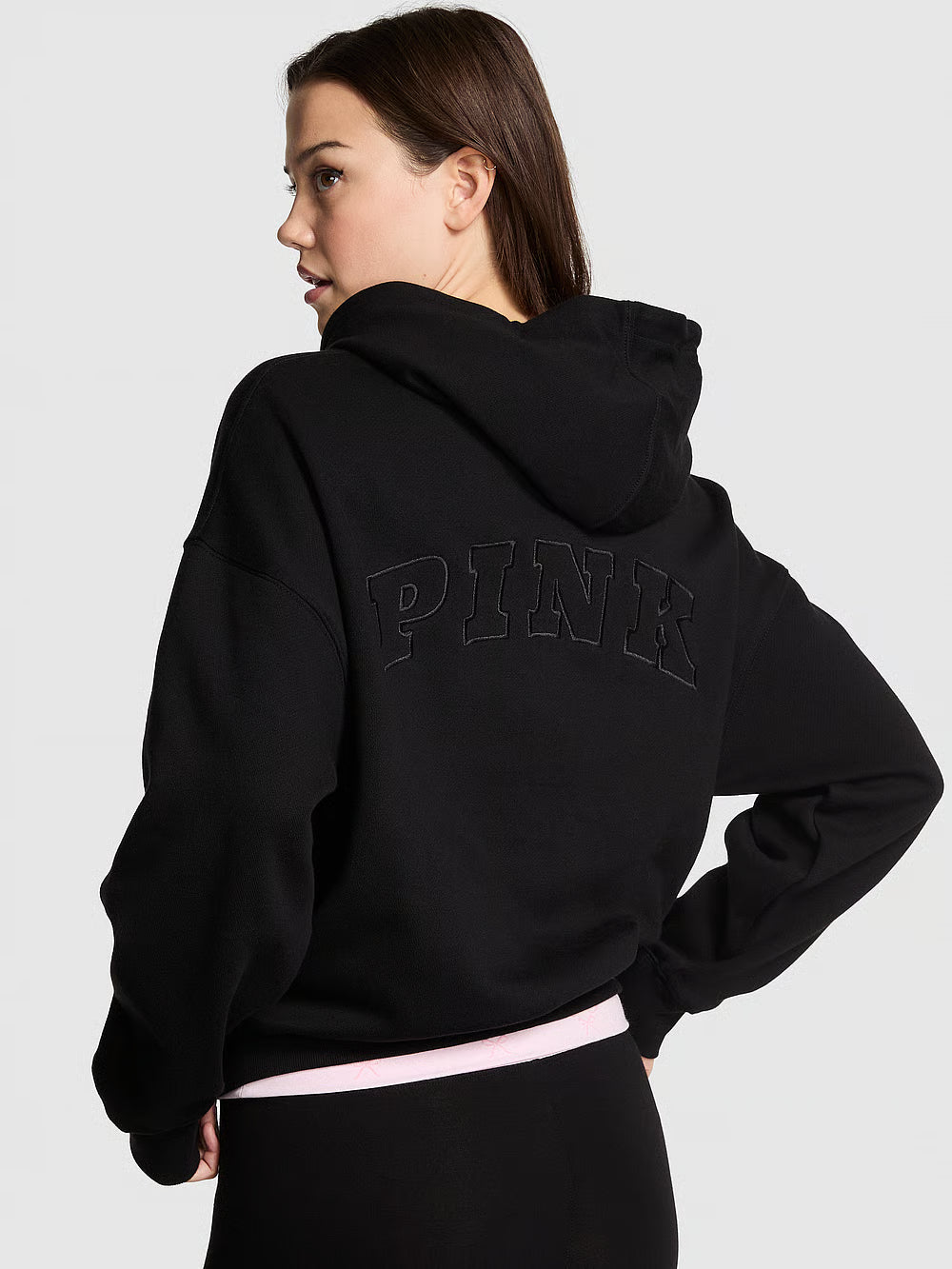 Victoria Secret - Ivy Fleece Campus Half-Zip Hoodie