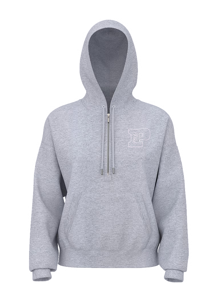 Victoria Secret - Ivy Fleece Campus Half-Zip Hoodie