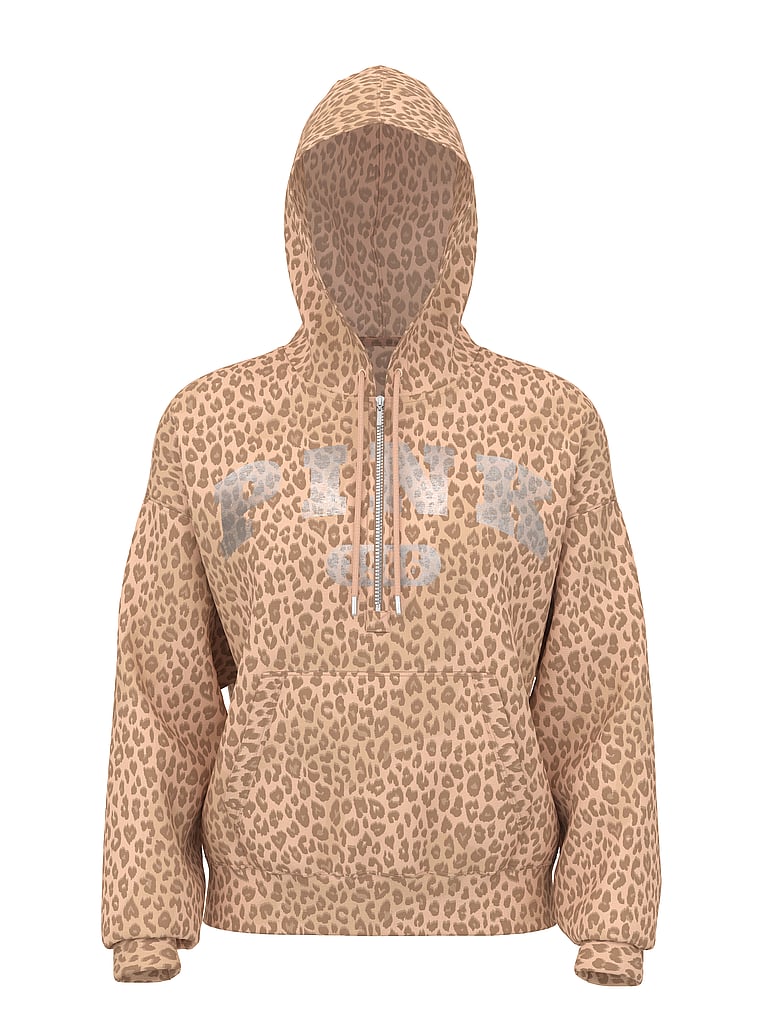 Victoria Secret - Ivy Fleece Campus Half-Zip Hoodie